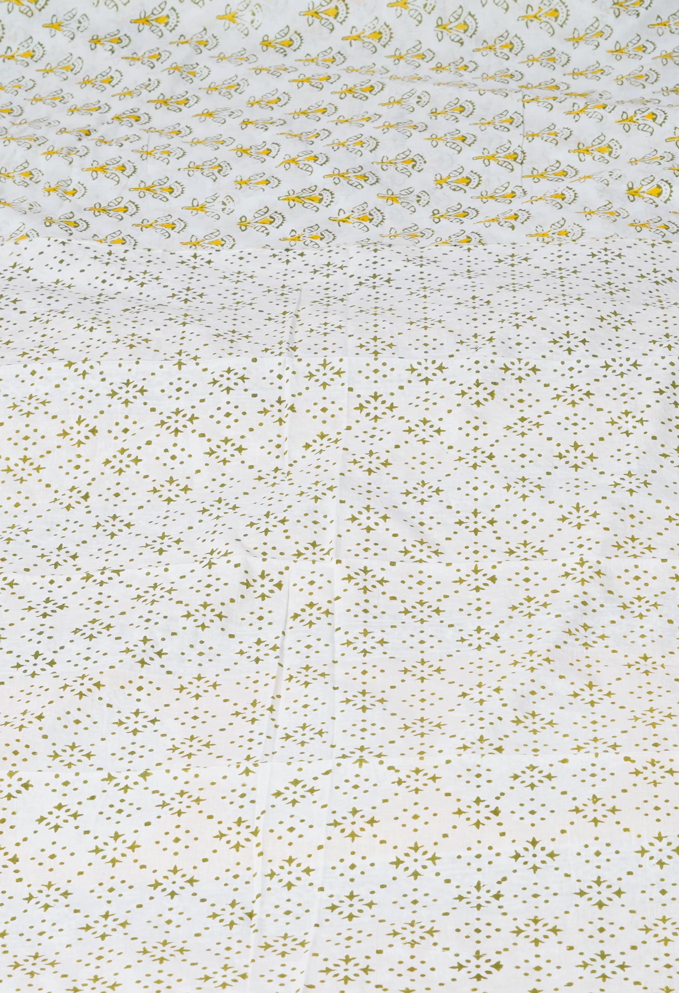 White Pure Block Printed Superfine Mulmul Cotton Saree-UNM72585