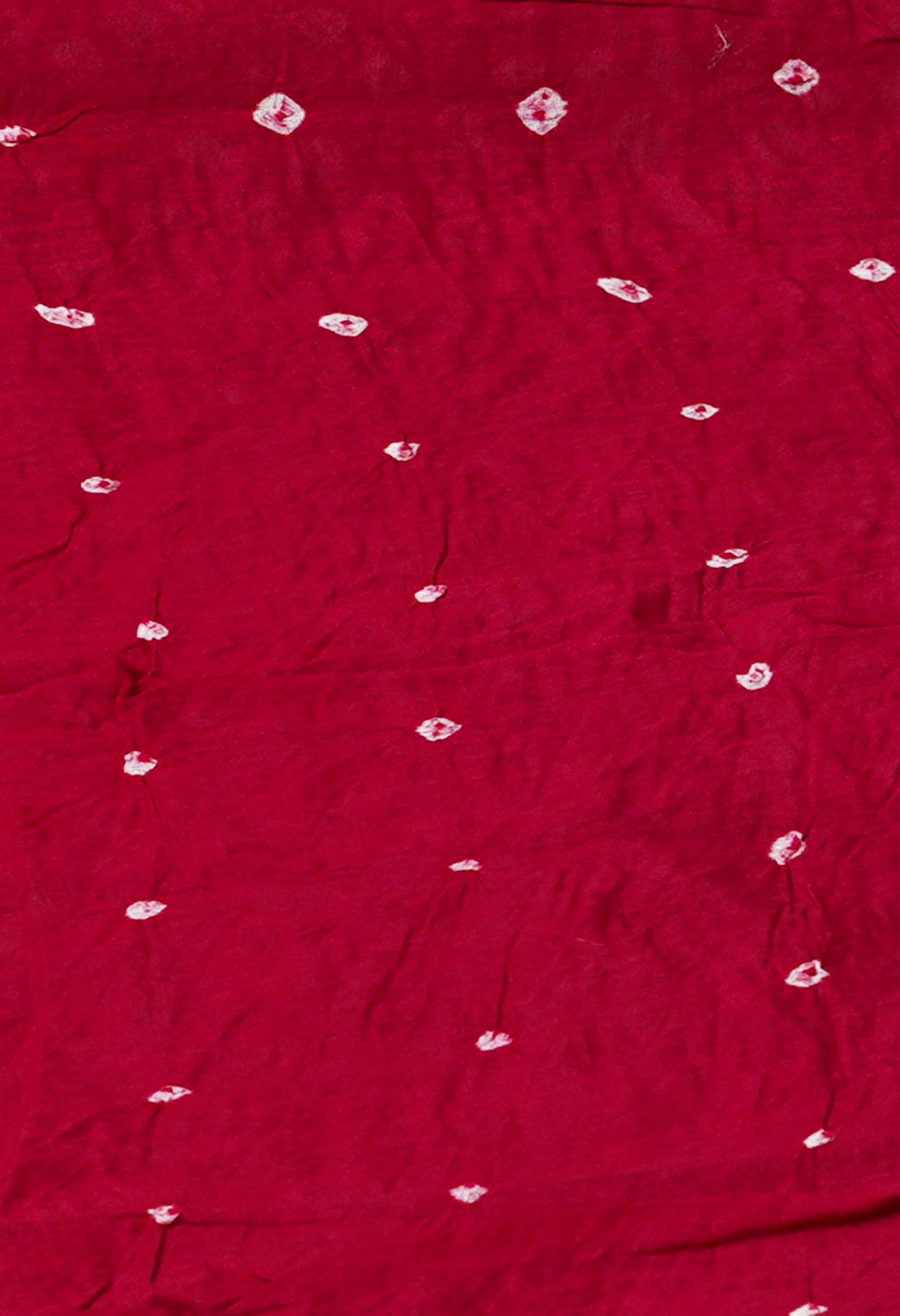 Dark Green-Maroon Pure Bandhani Cotton Saree-UNM72638