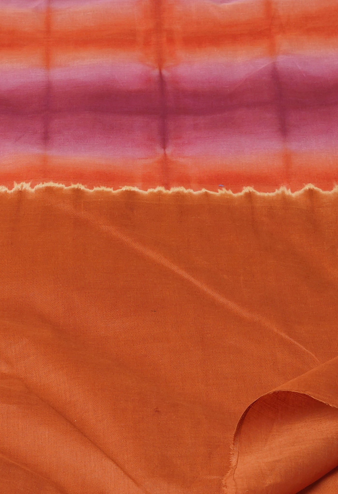 Multi Pure Shibori Printed superfine Mulmul Cotton Saree