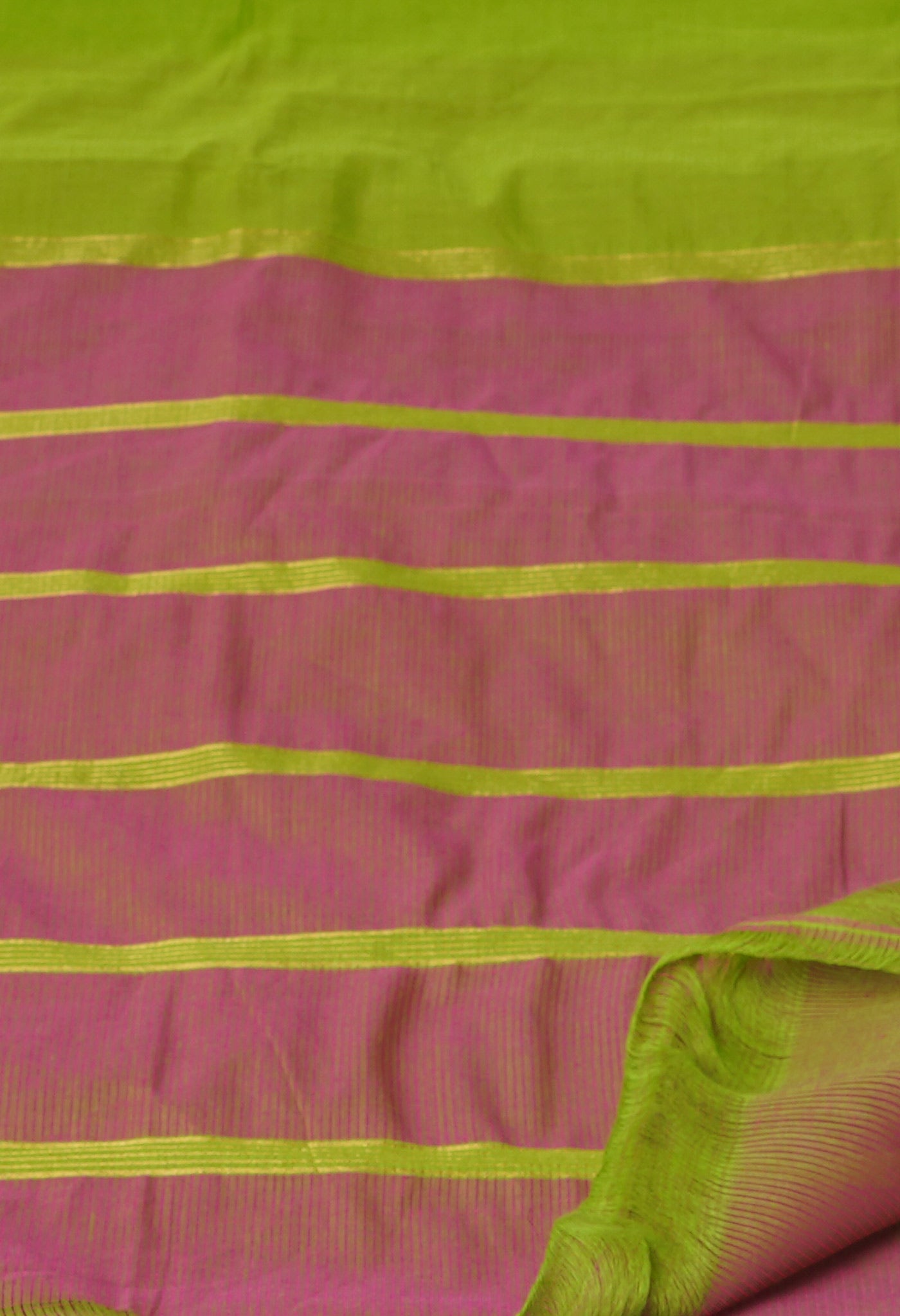 Green Pure Mangalgiri Cotton Saree