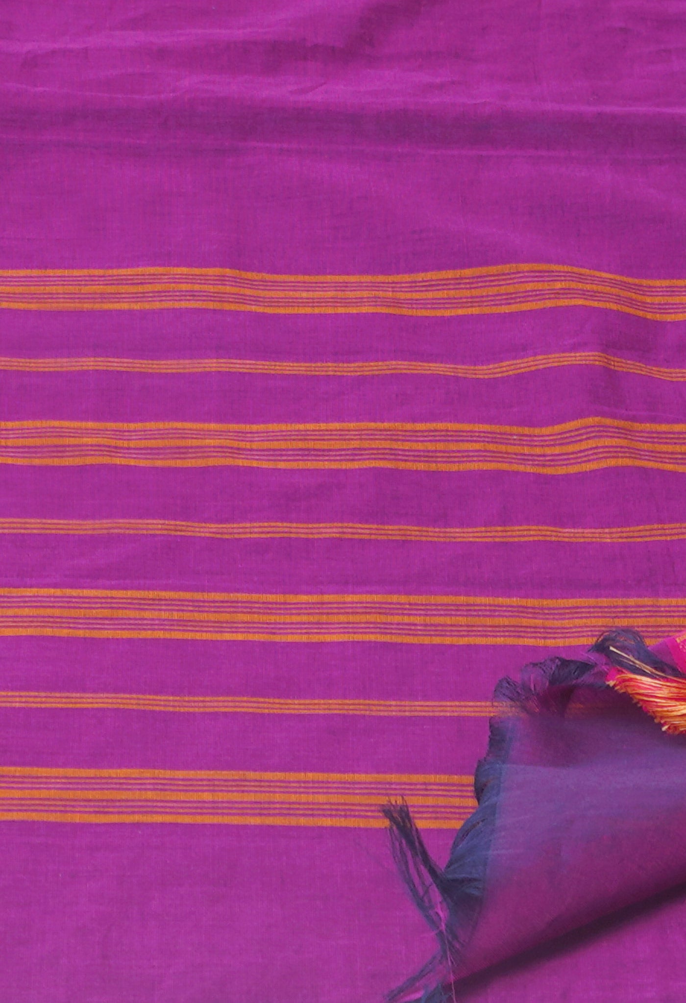 Violet Pure Pavani Handcrafted Kanchi Cotton Saree