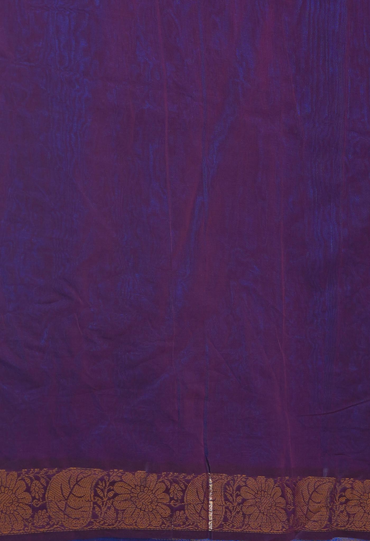 Blue Pure Handloom Gadwal Sico Saree