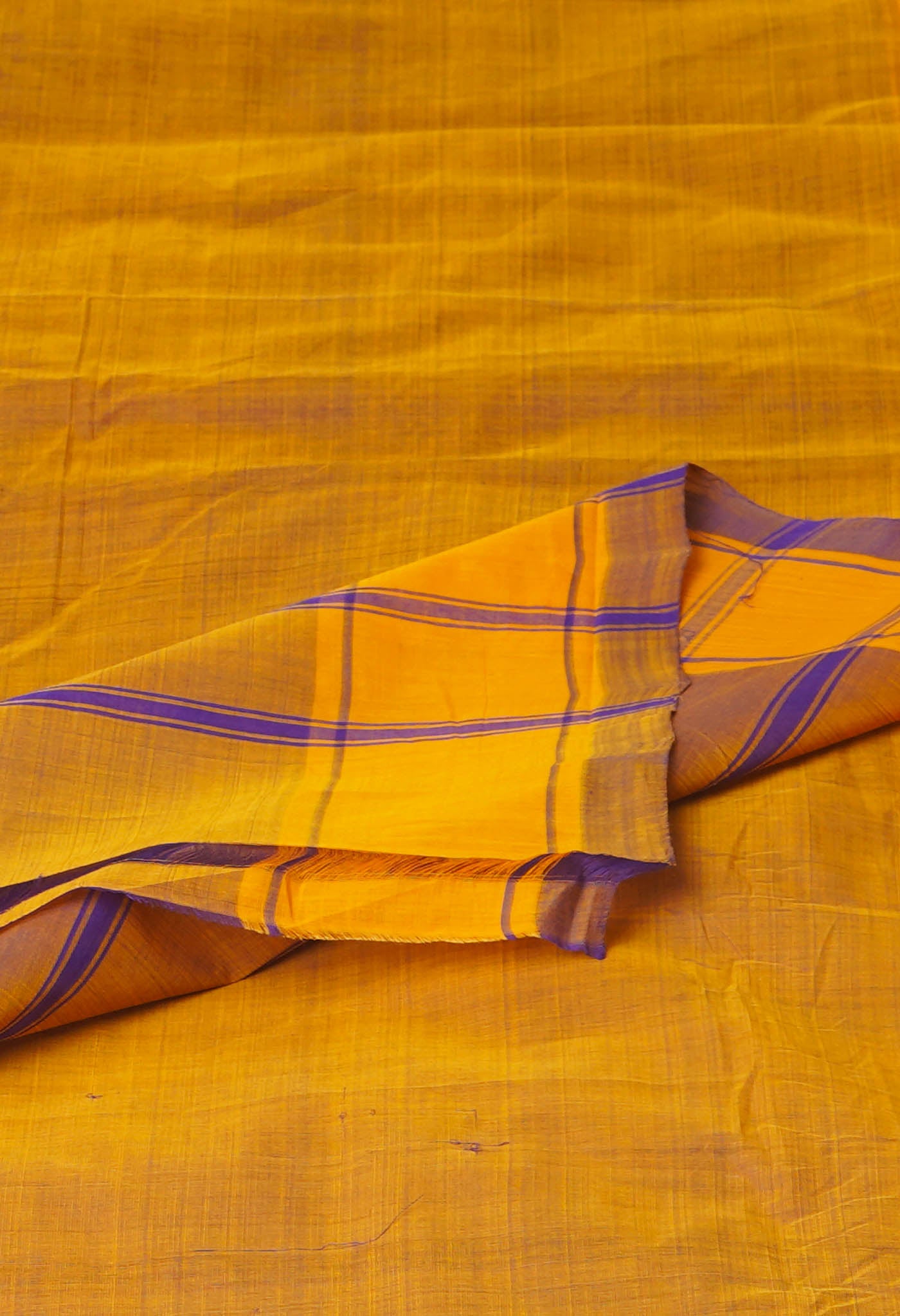 Purple Pure  Handloom Andhra Cotton Saree