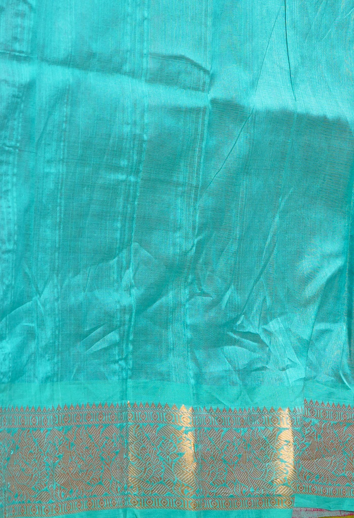 Wine Red-Green Pure Handloom Kanjivaram Silk Saree-UNM74246
