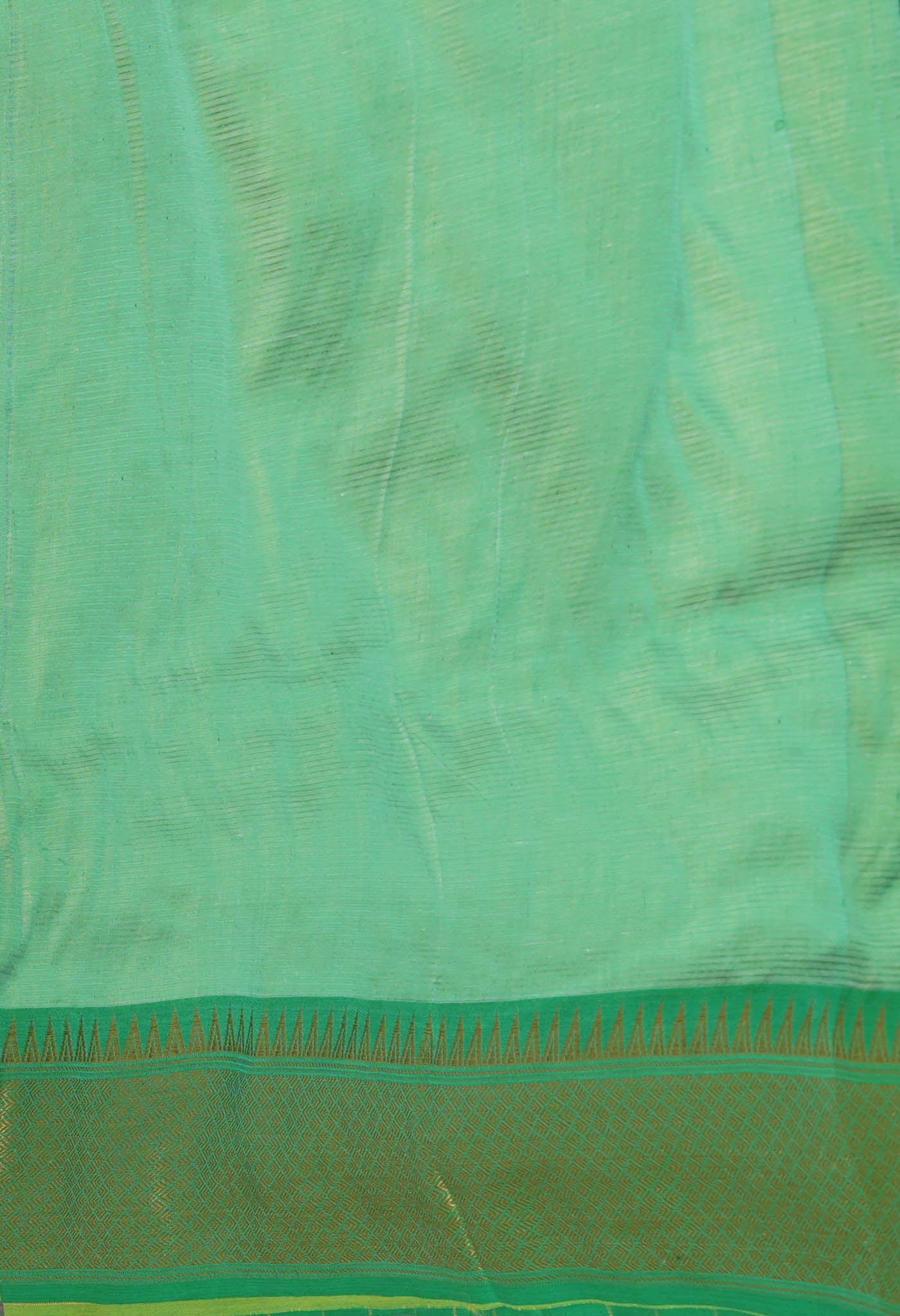 Yellow Pure Handloom Narayanpet Silk Saree-UNM74280