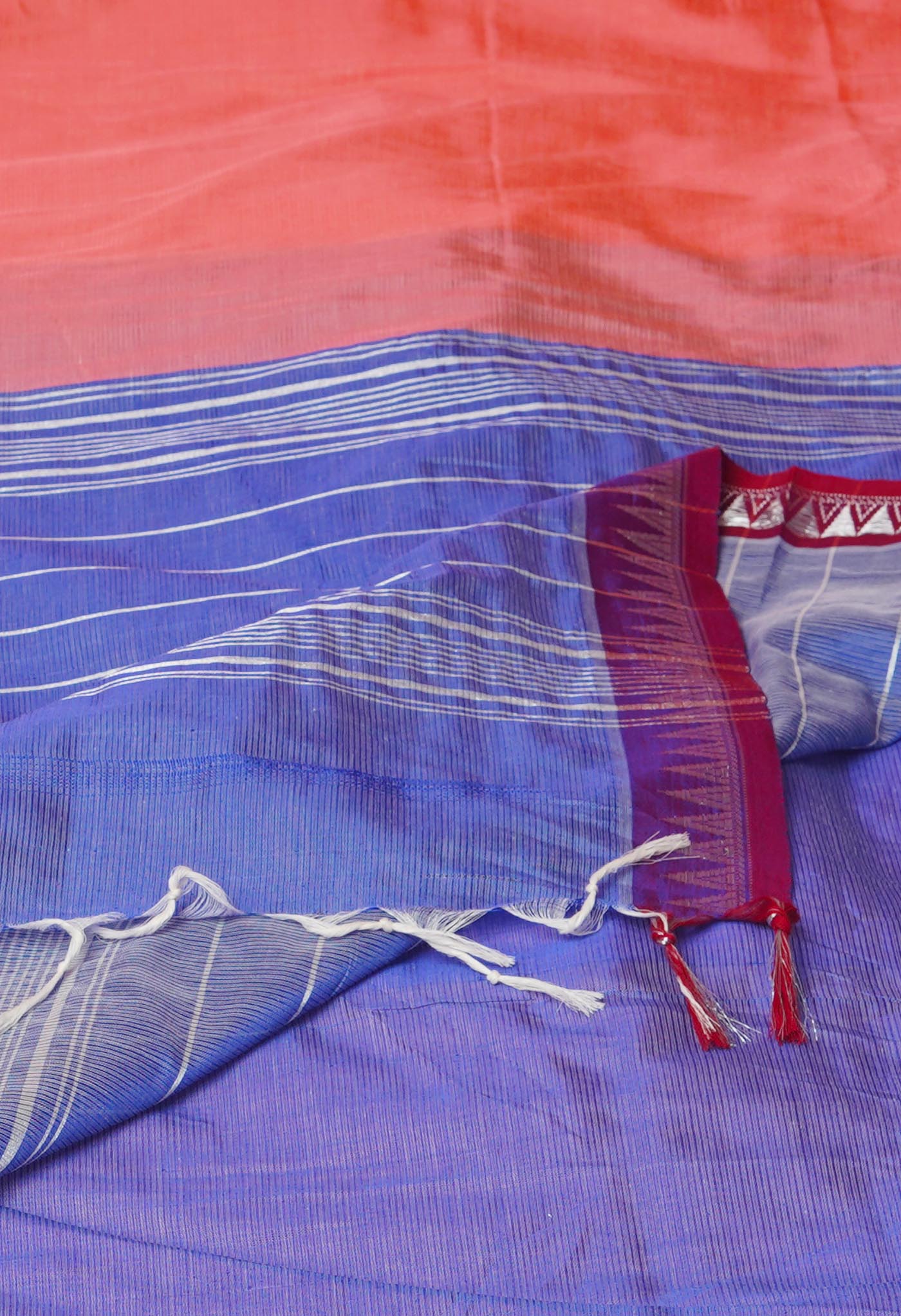 Pink Pure Handloom Narayanpet Silk Saree