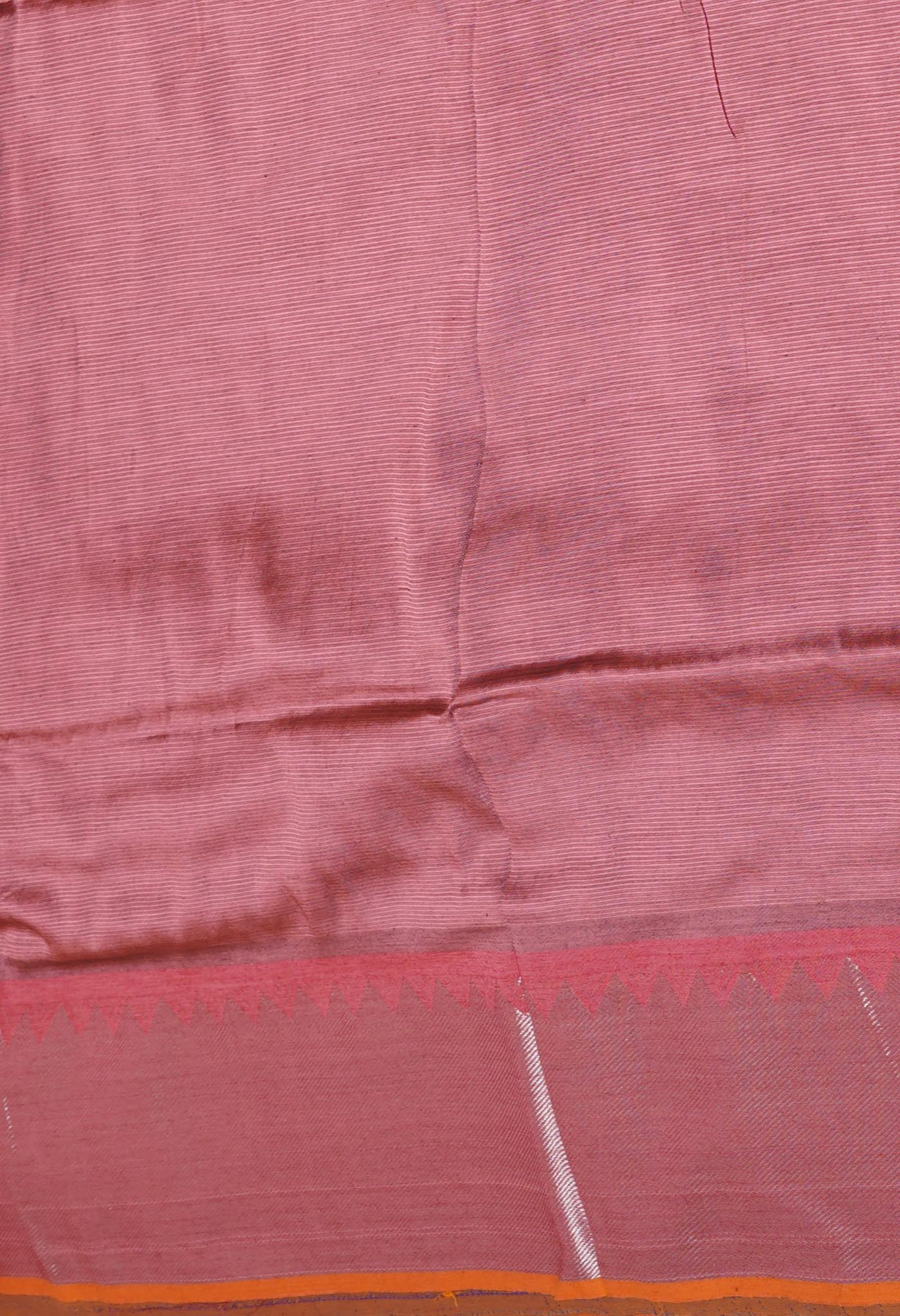 Dark Blue Pure Handloom Mangalgiri Silk Saree-UNM74329