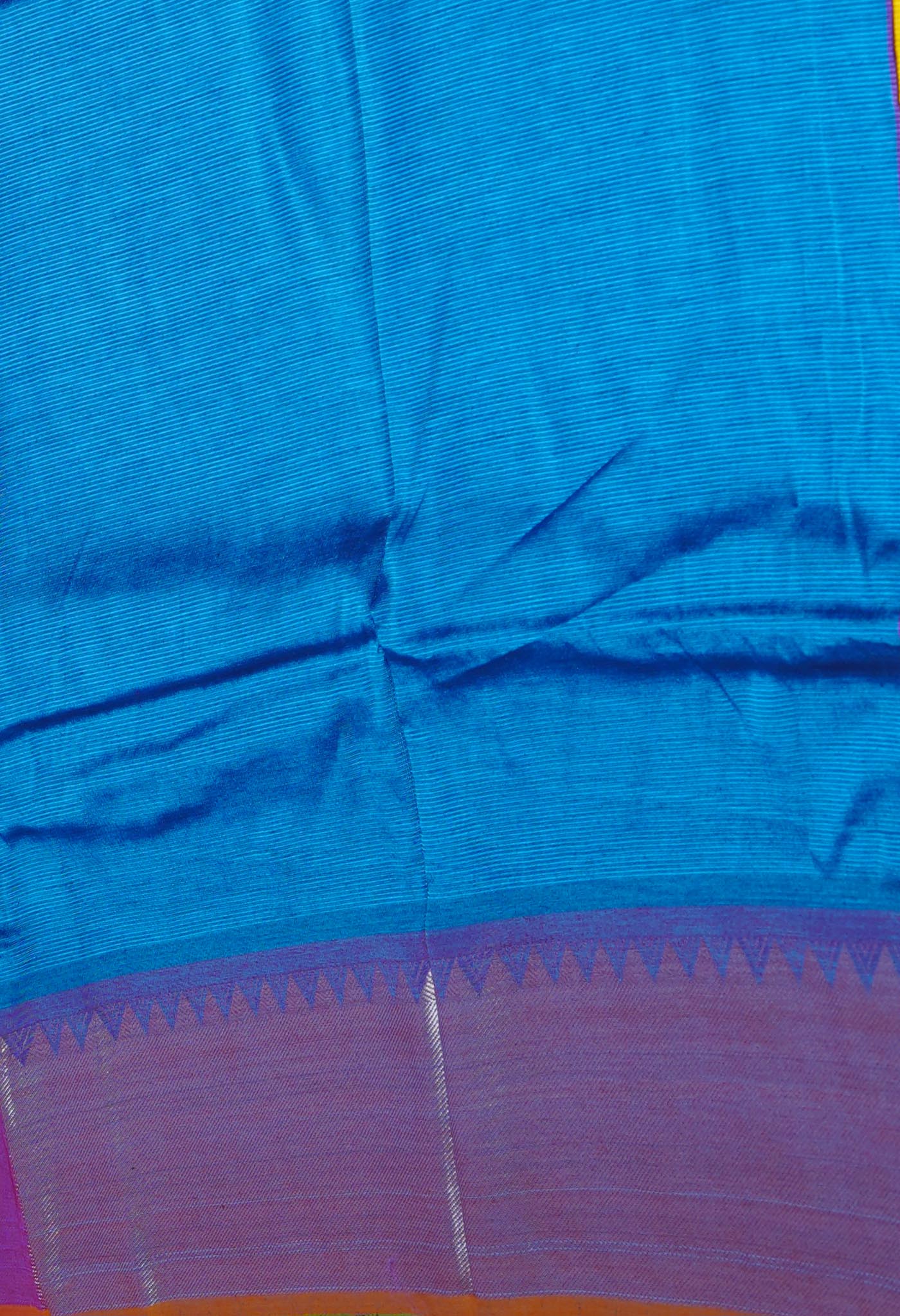 Violet Pure Handloom Mangalgiri Silk Saree-UNM74330