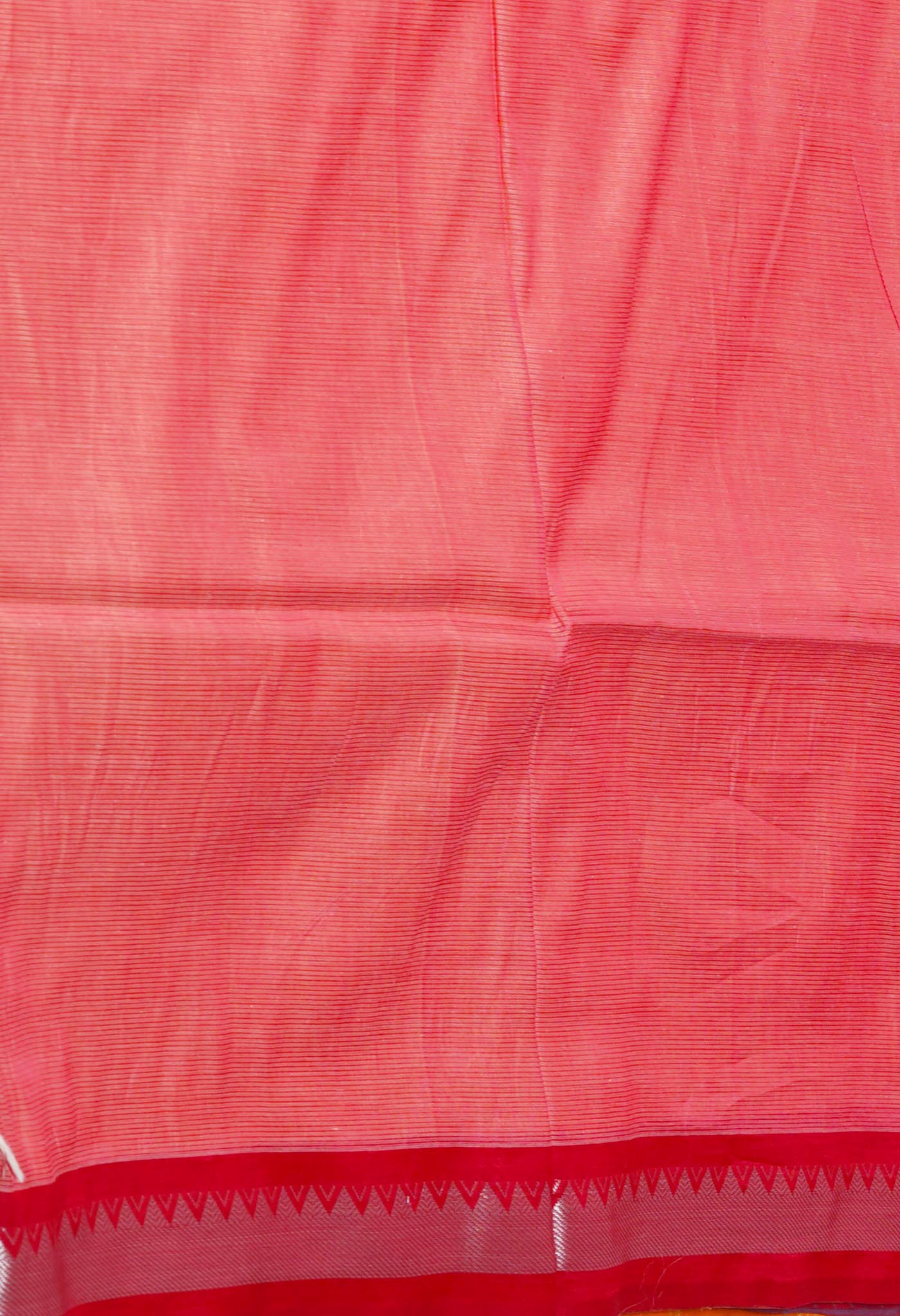 Cream Pure Handloom Mangalgiri Silk Saree