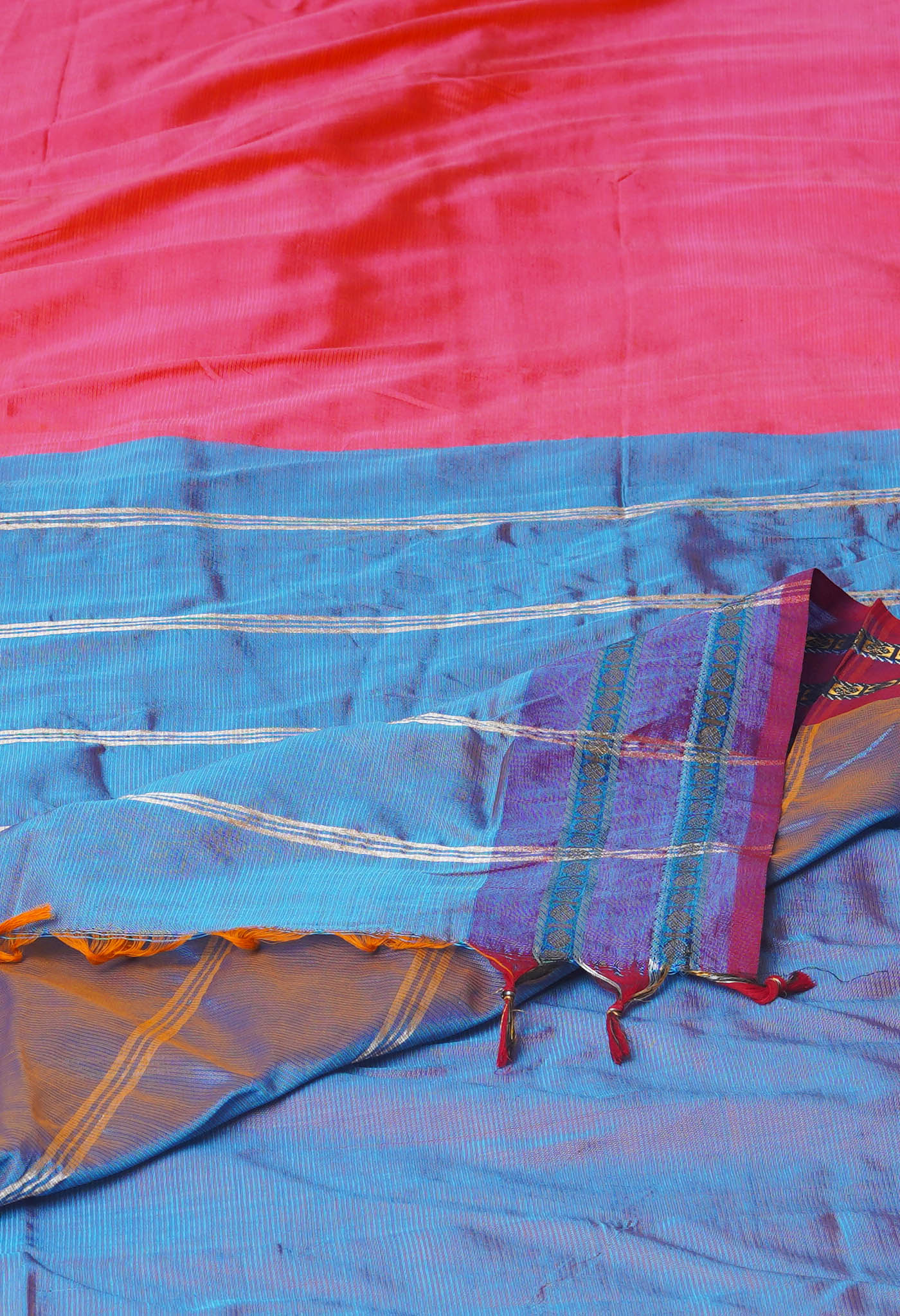 Pink Pure Handloom Chettinad Silk Saree