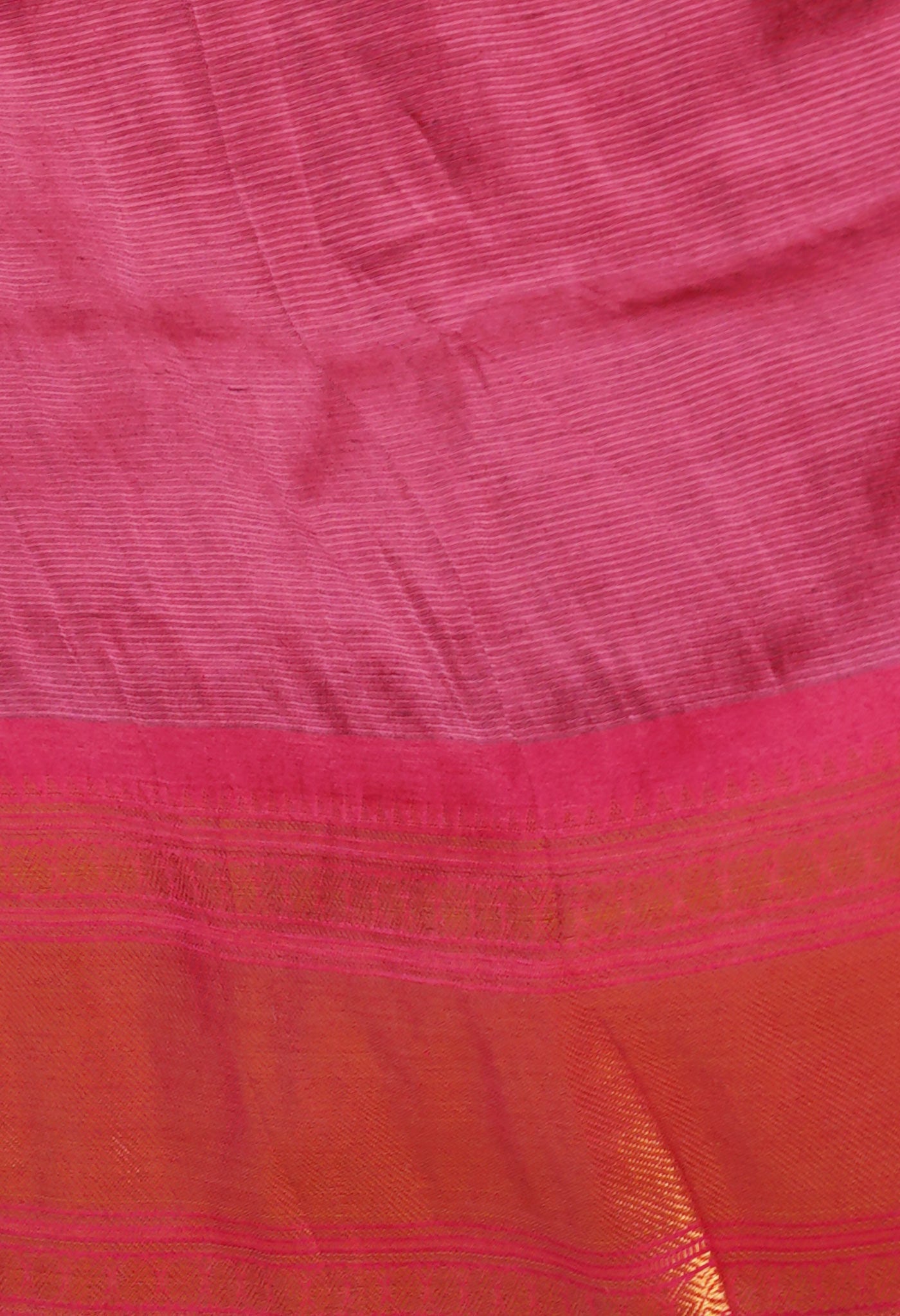 Green Pure Handloom Narayanpet Silk Saree-UNM74363