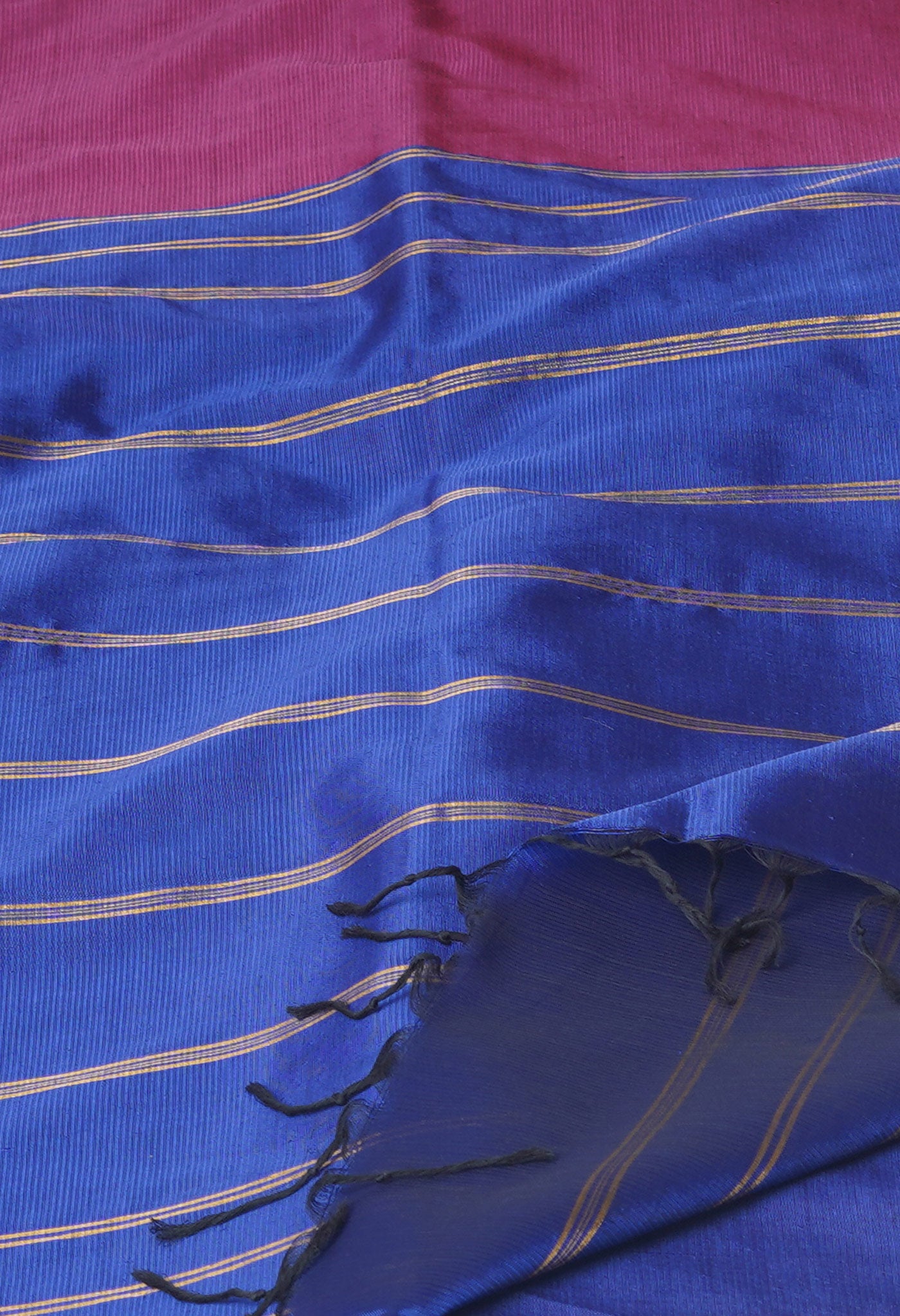 Pink Pure Handloom Narayanpet Silk Saree