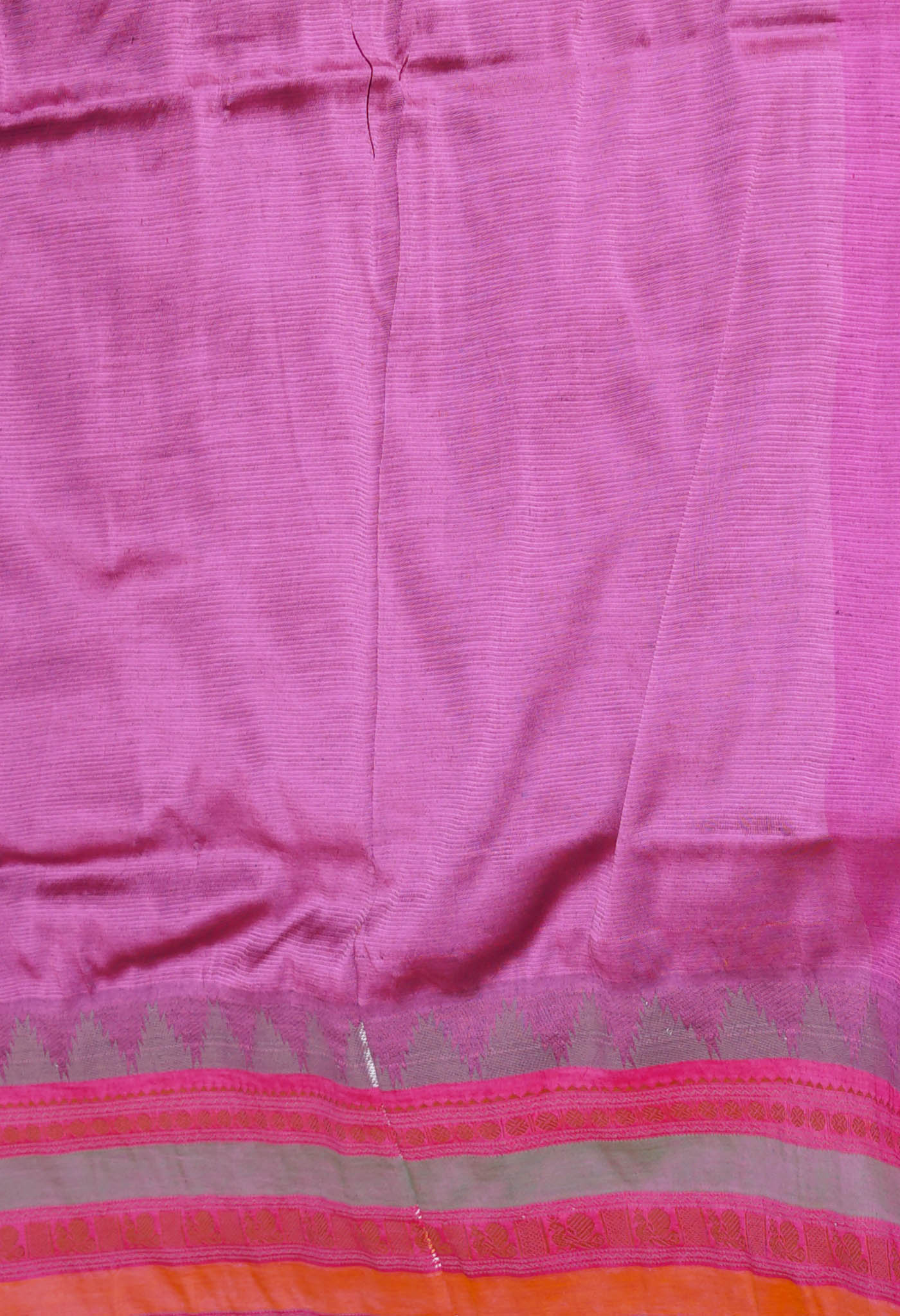 Dark Blue Pure Handloom Narayanpet Silk Saree-UNM74415
