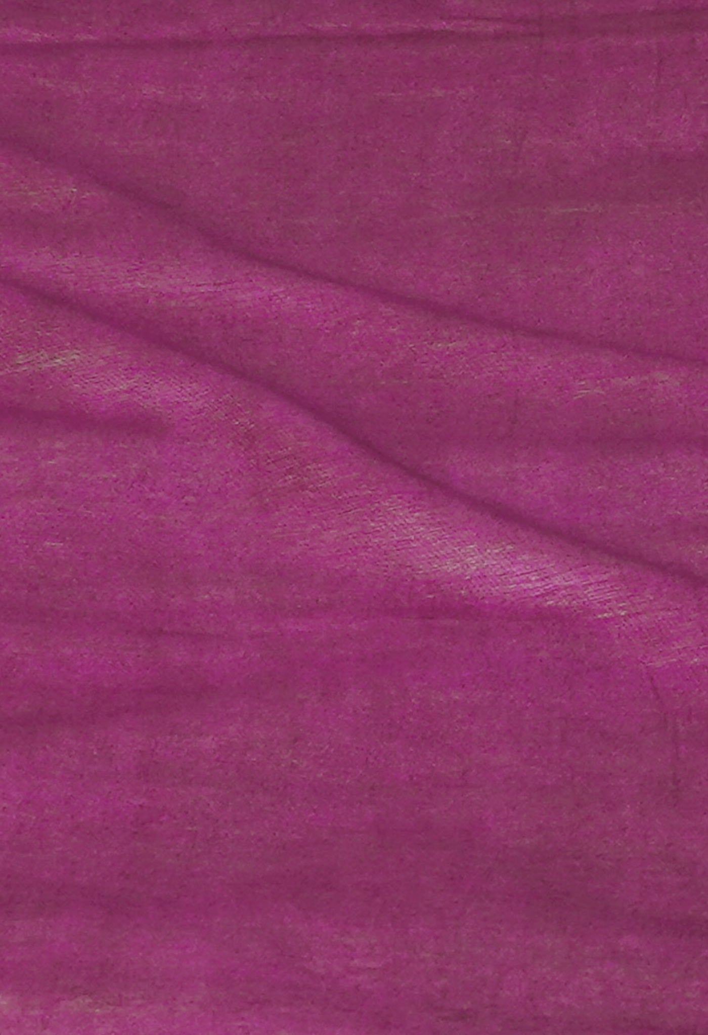 Pale Yellow-Dark Purple Pure Batik Printed Chanderi Sico Saree-UNM74768
