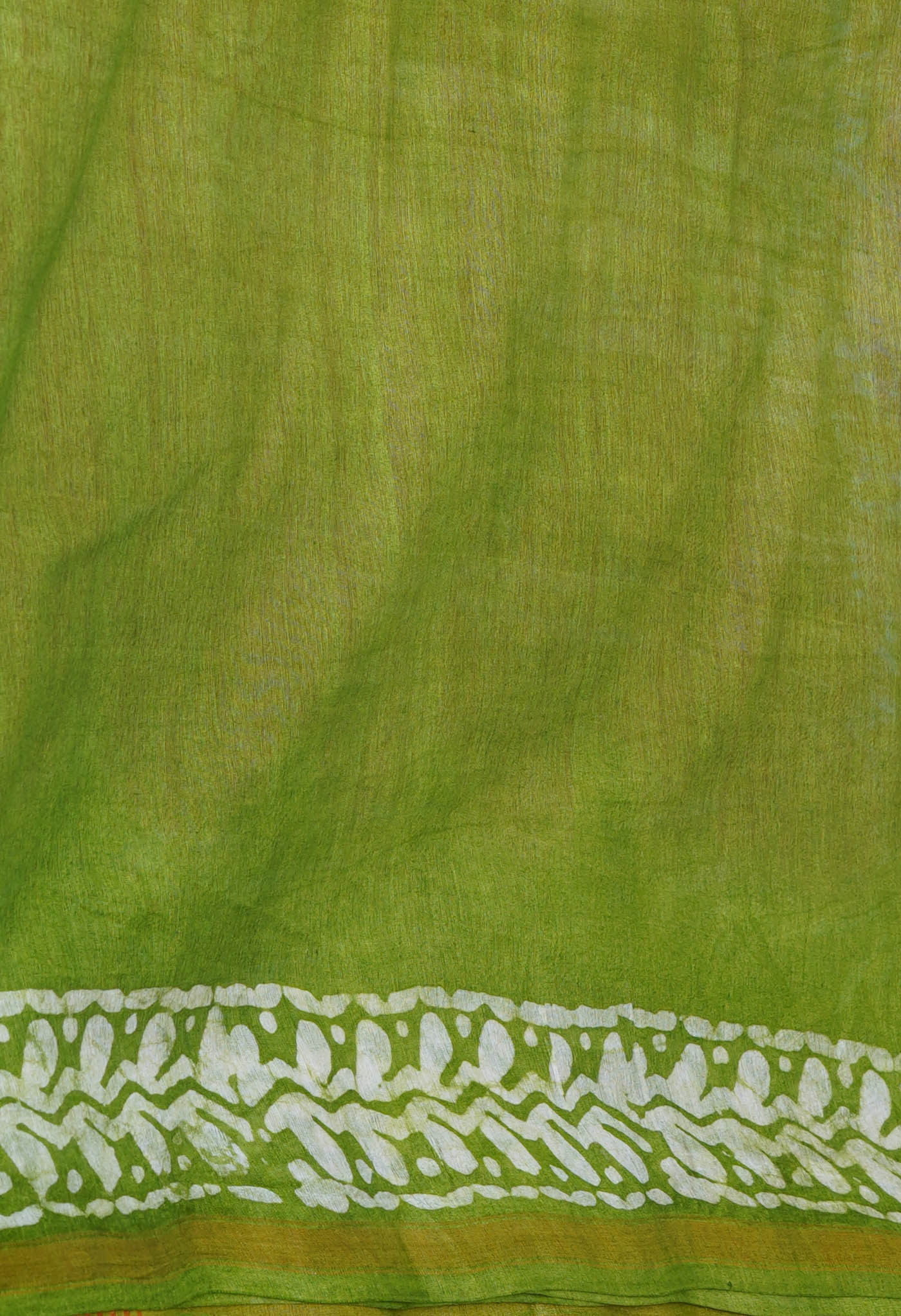 Pink Pure Batik Printed Chanderi Sico Saree