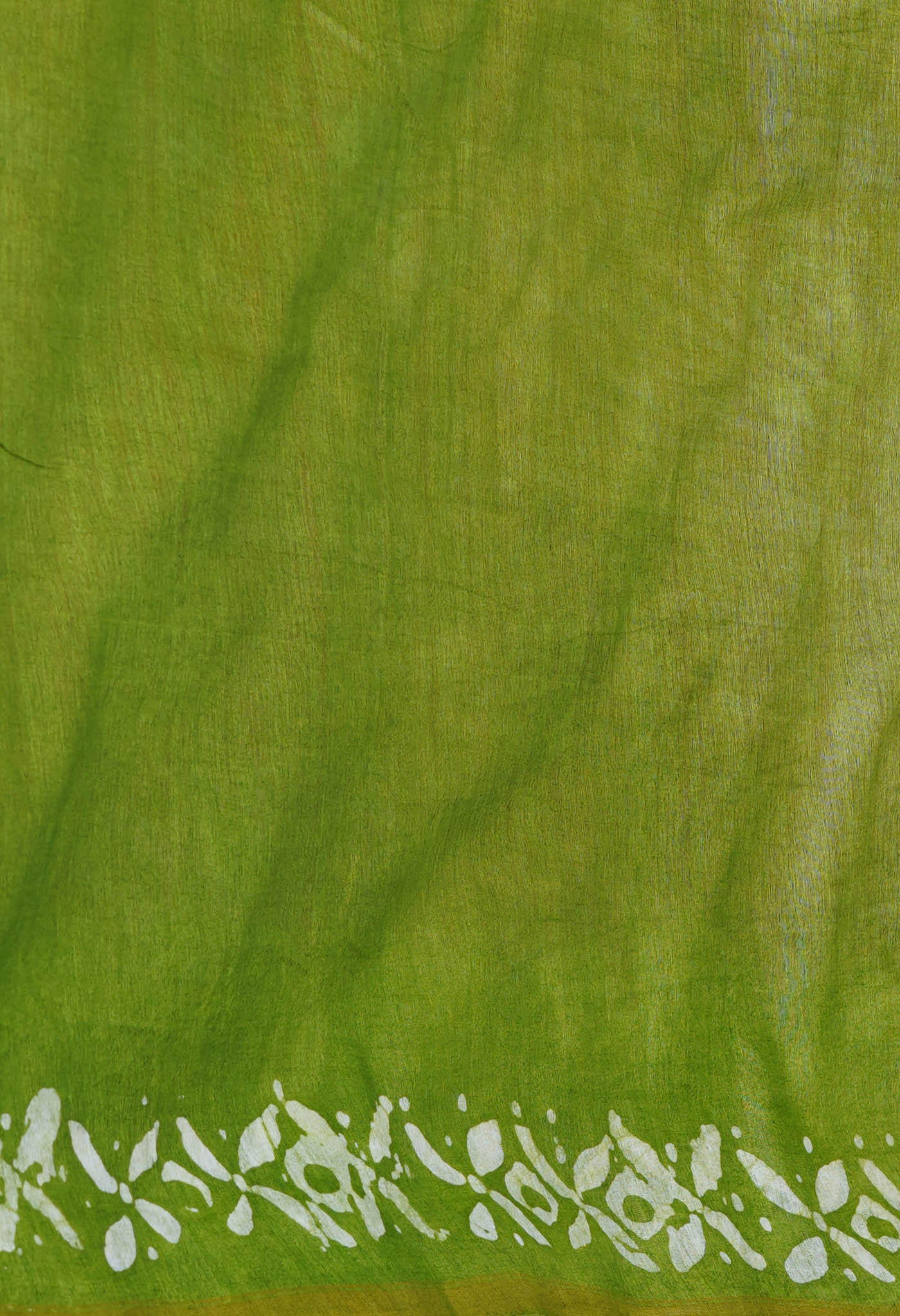Pink Pure Batik Printed Chanderi Sico Saree