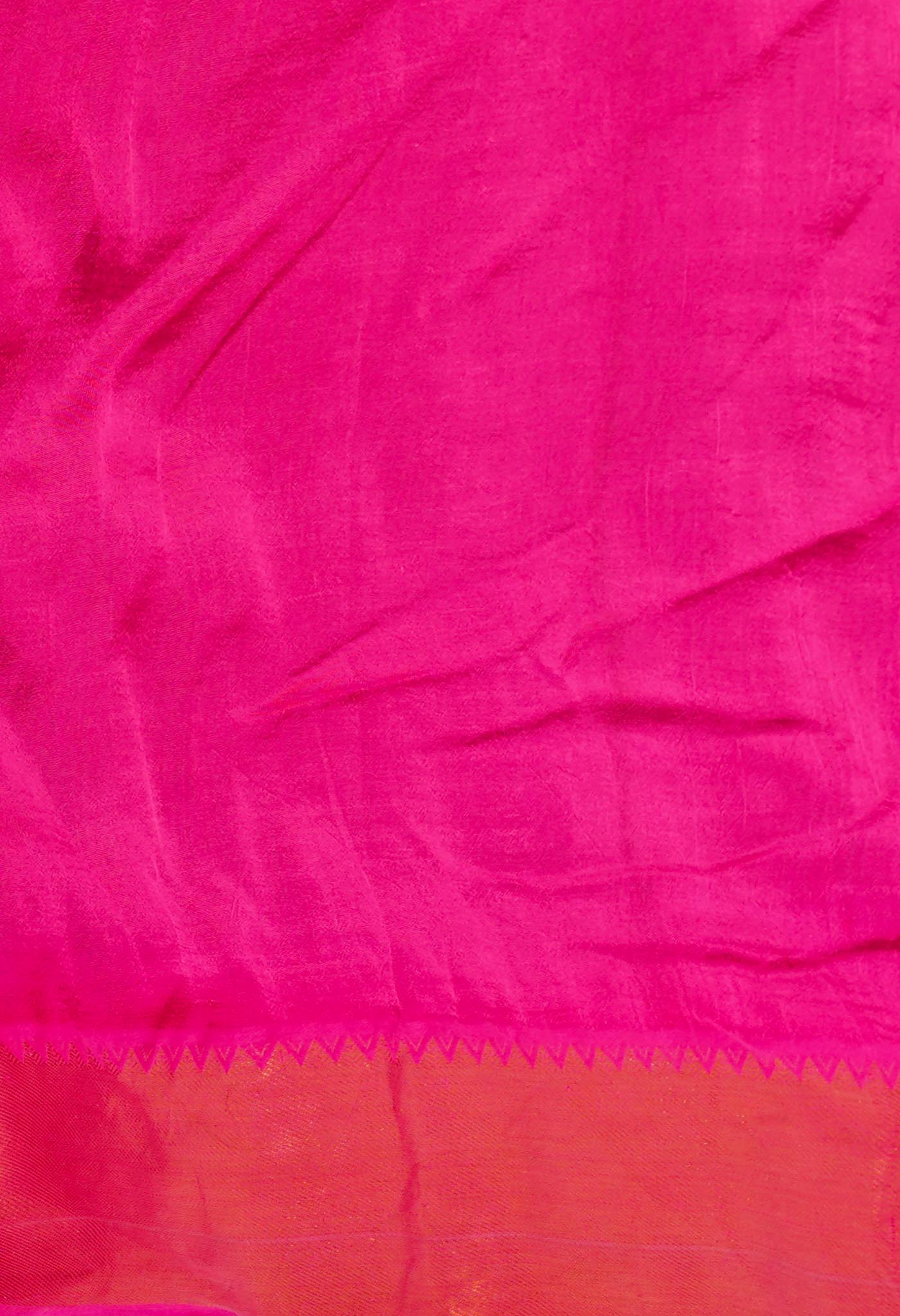 Grey Plain Dyed Mangalgiri With Zari Brocade Soft Silk Saree-UNM75022
