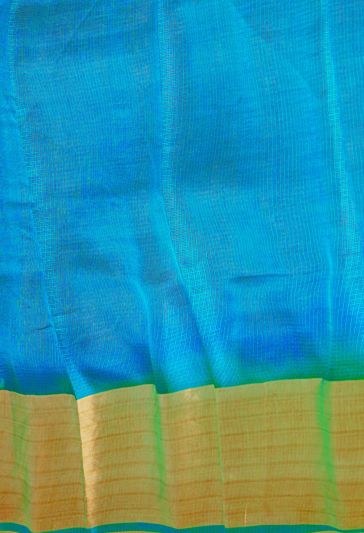 Violet-Blue Pure Dyed Kota Silk Saree-UNM75031