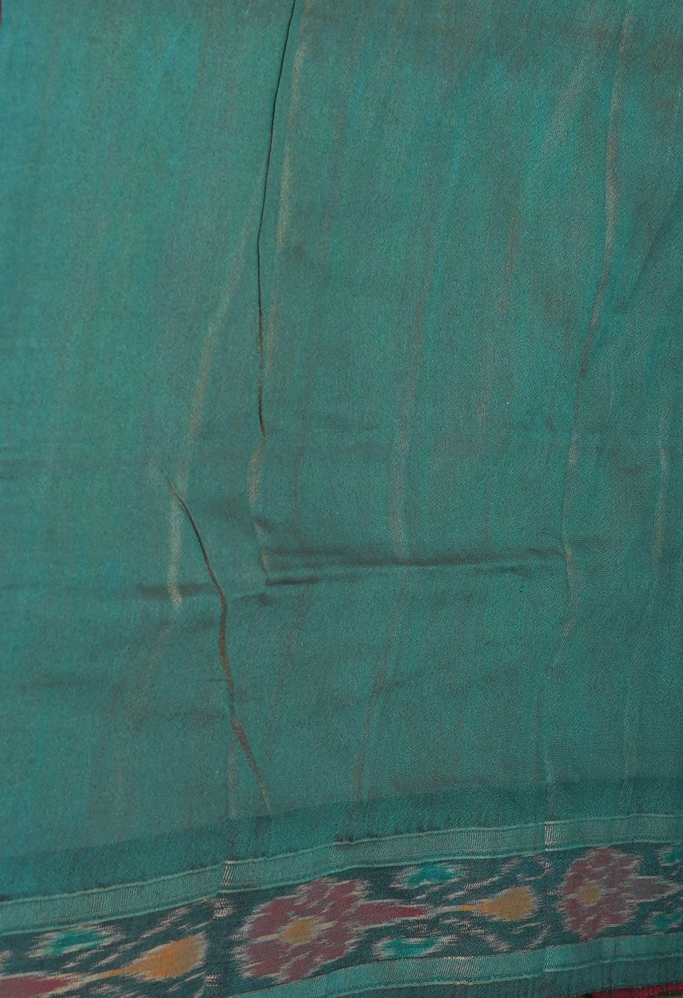 Burgundy Pure Handloom Printed Vidarbha Tussar Silk Saree