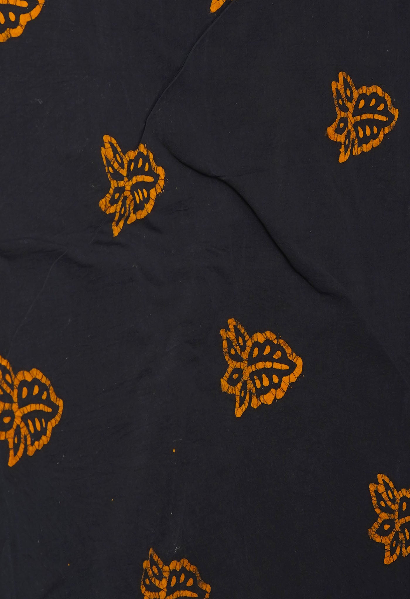 Yellow Pure Hand Block Printed Soft Cotton Saree