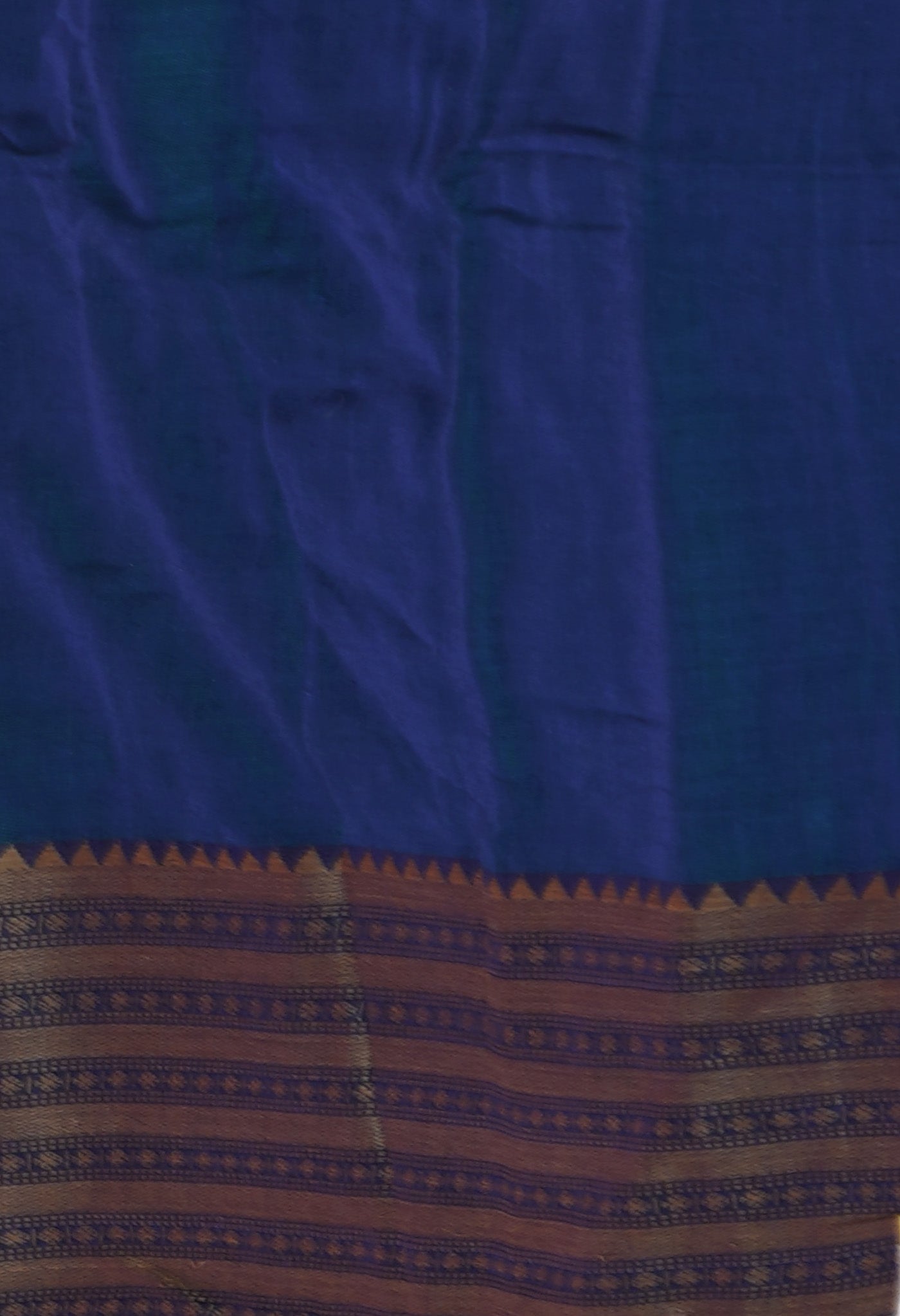 Blue Pure Handloom Narayani Cotton Saree
