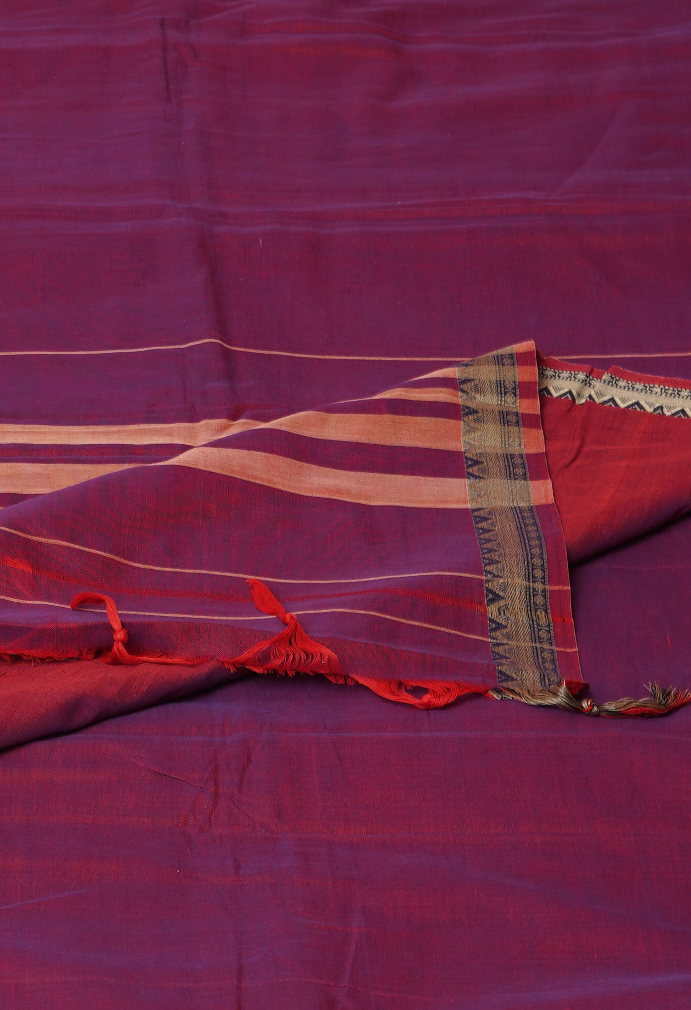 Pink Pure Handloom Narayani Cotton Saree