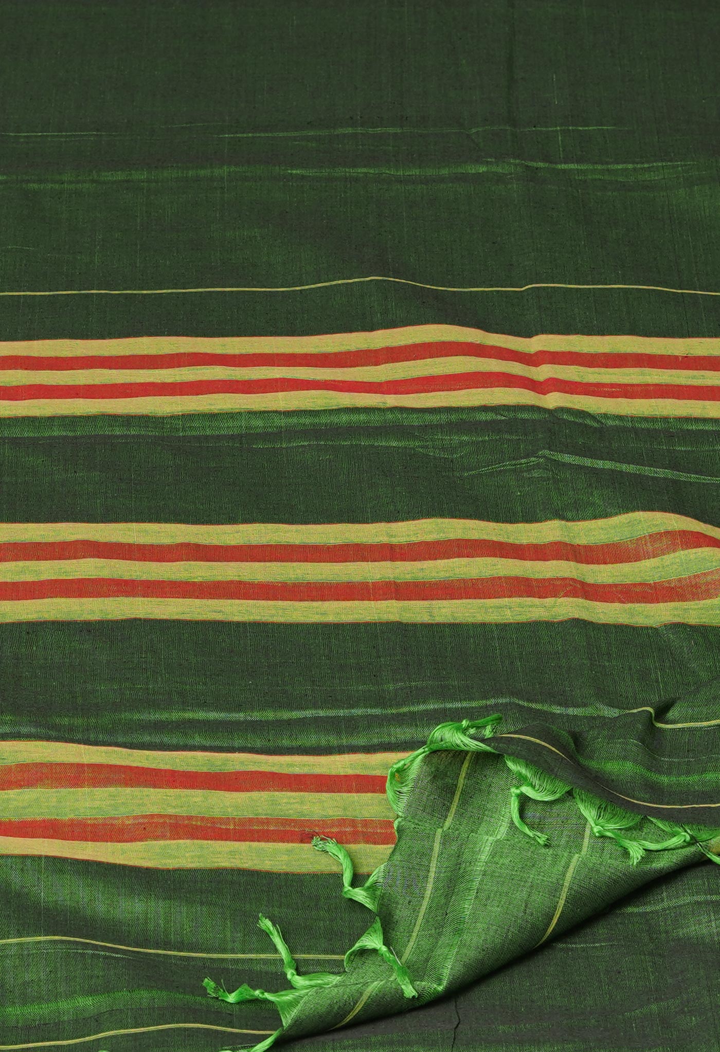 Green Pure Handloom Narayani Cotton Saree