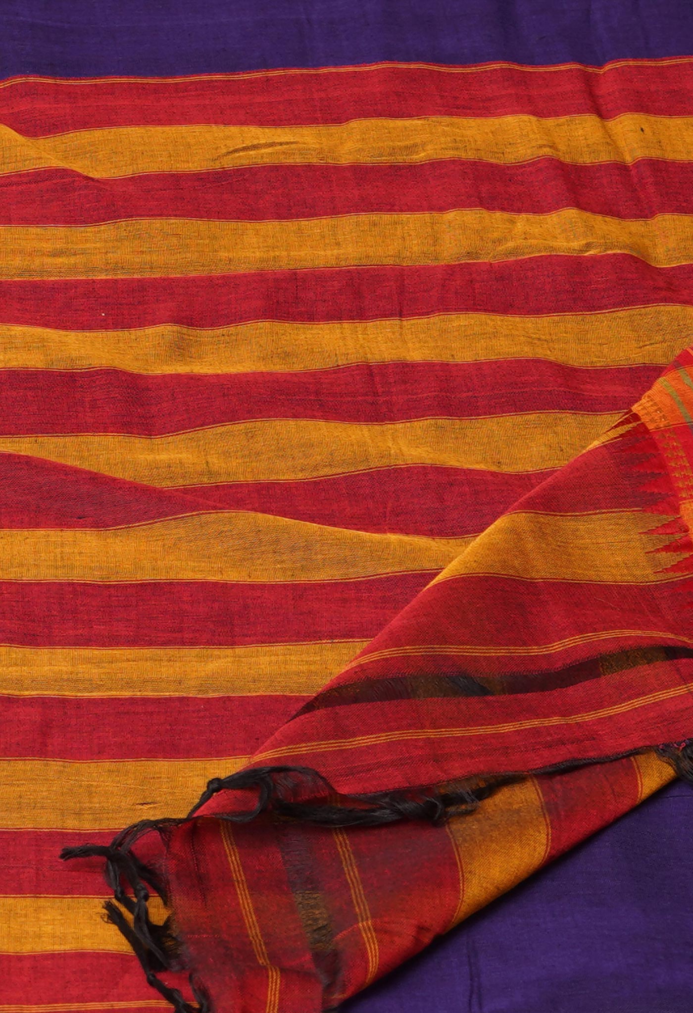 Violet Pure Handloom Narayani Cotton Saree