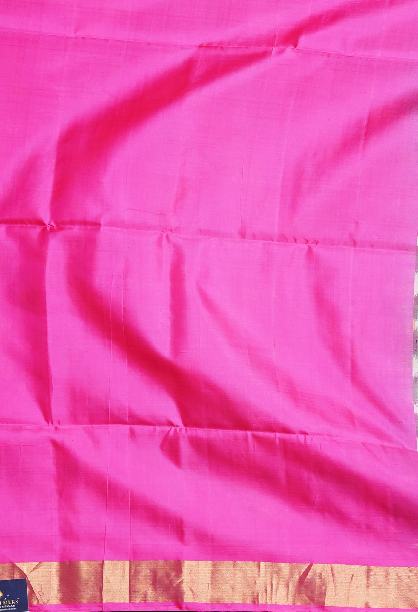 Grey Pure Handloom Ikat Pochampally Pattu Silk Saree