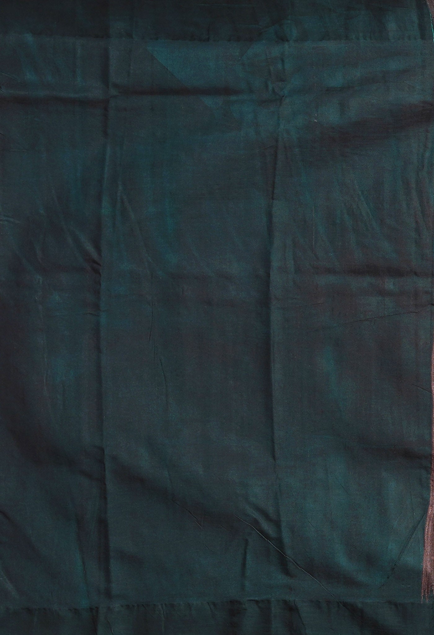 Cream Kalamkari Printed On Pure Handloom Tussar Silk Saree