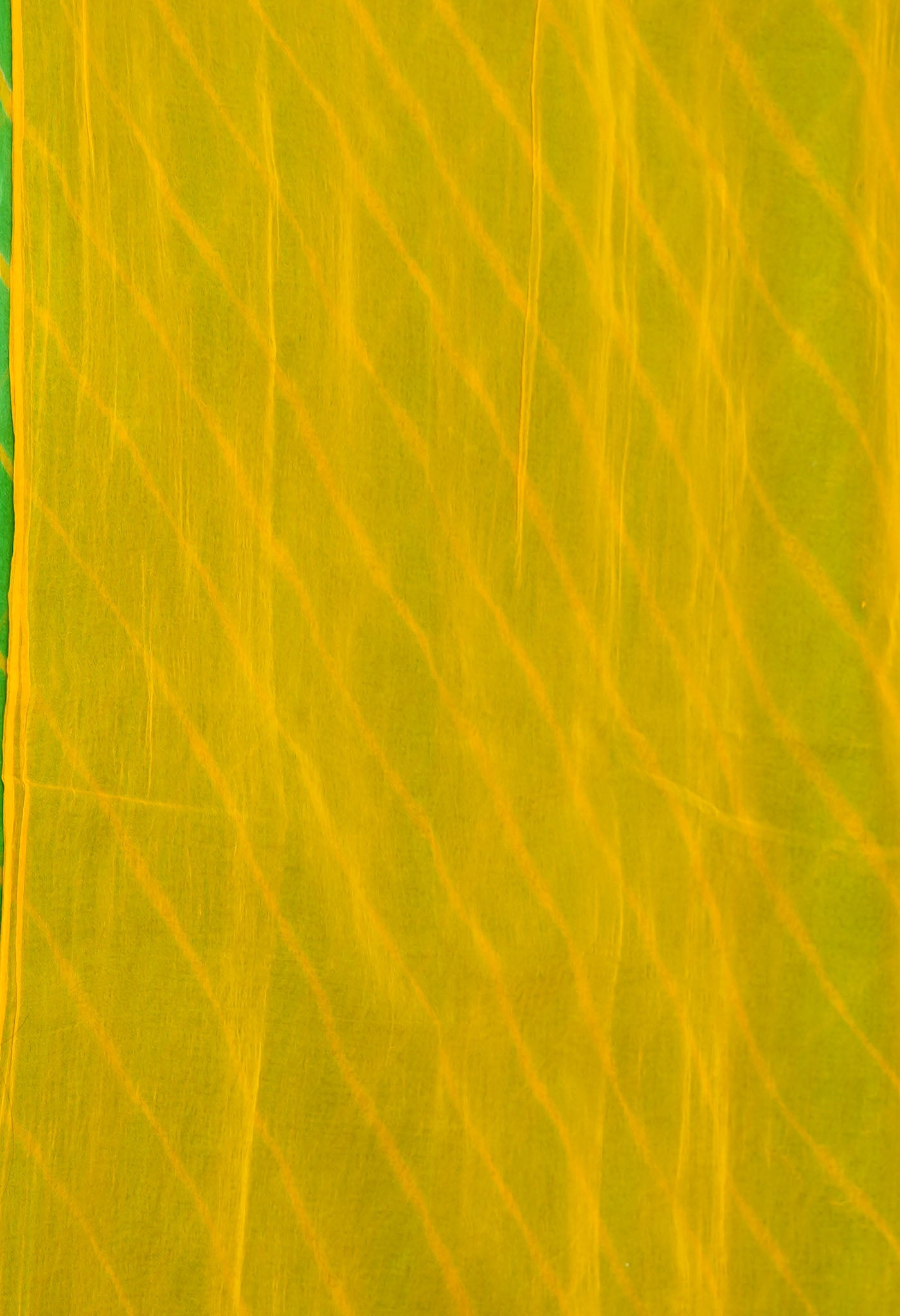 Parrot Green Tie And Dye Shibori Chiffon Saree