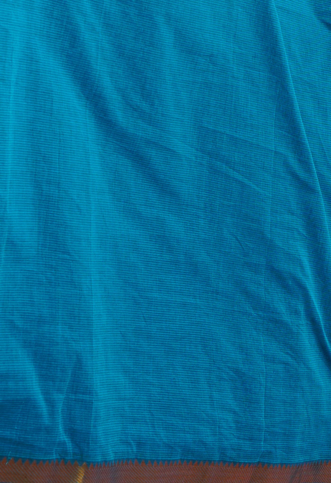 Blue Pure Handloom Mangalagiri Cotton Saree
