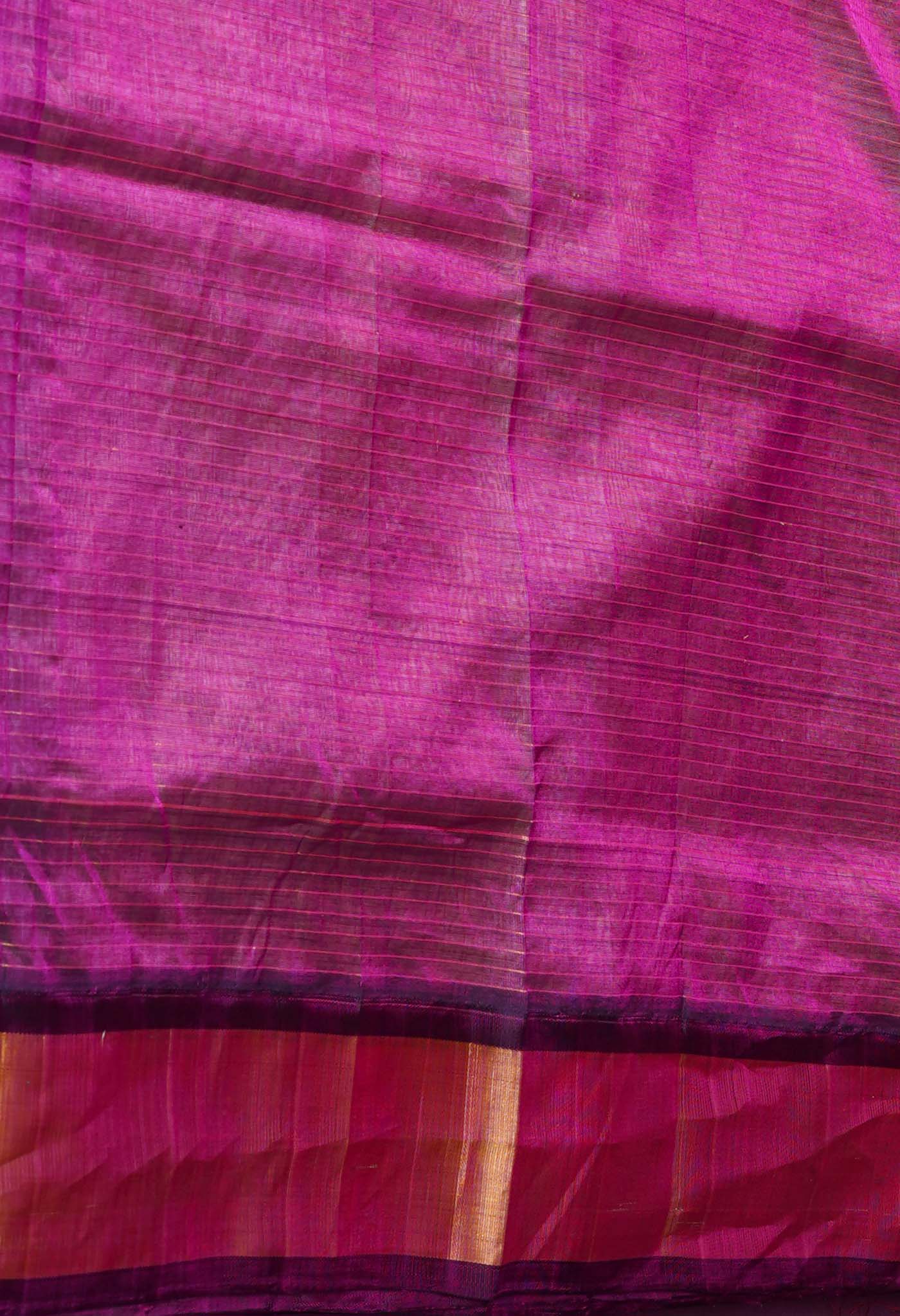 Ivory Pure Handloom Assam Sico Saree