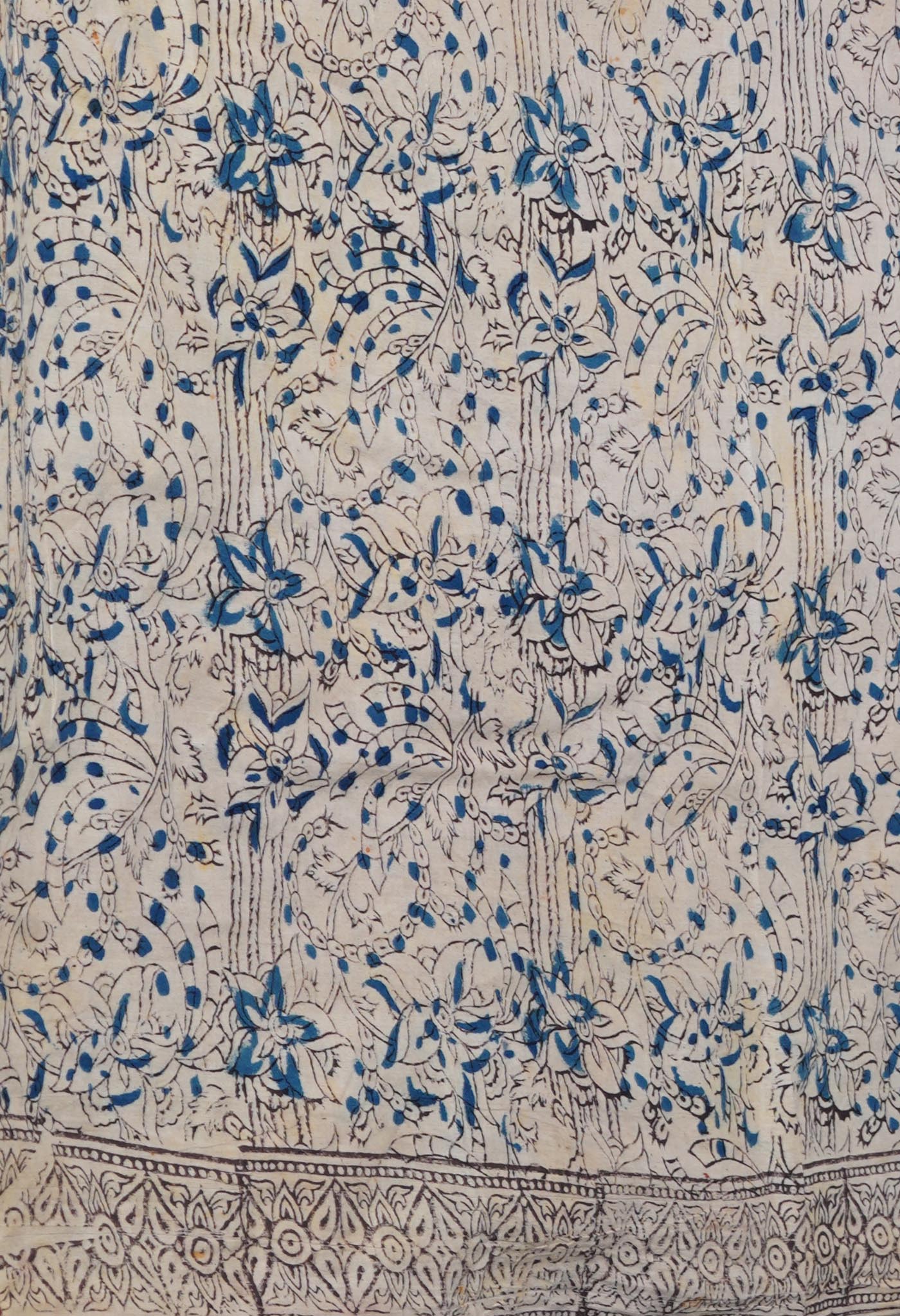 Multi Pure Kalamkari Printed Soft Cotton Saree