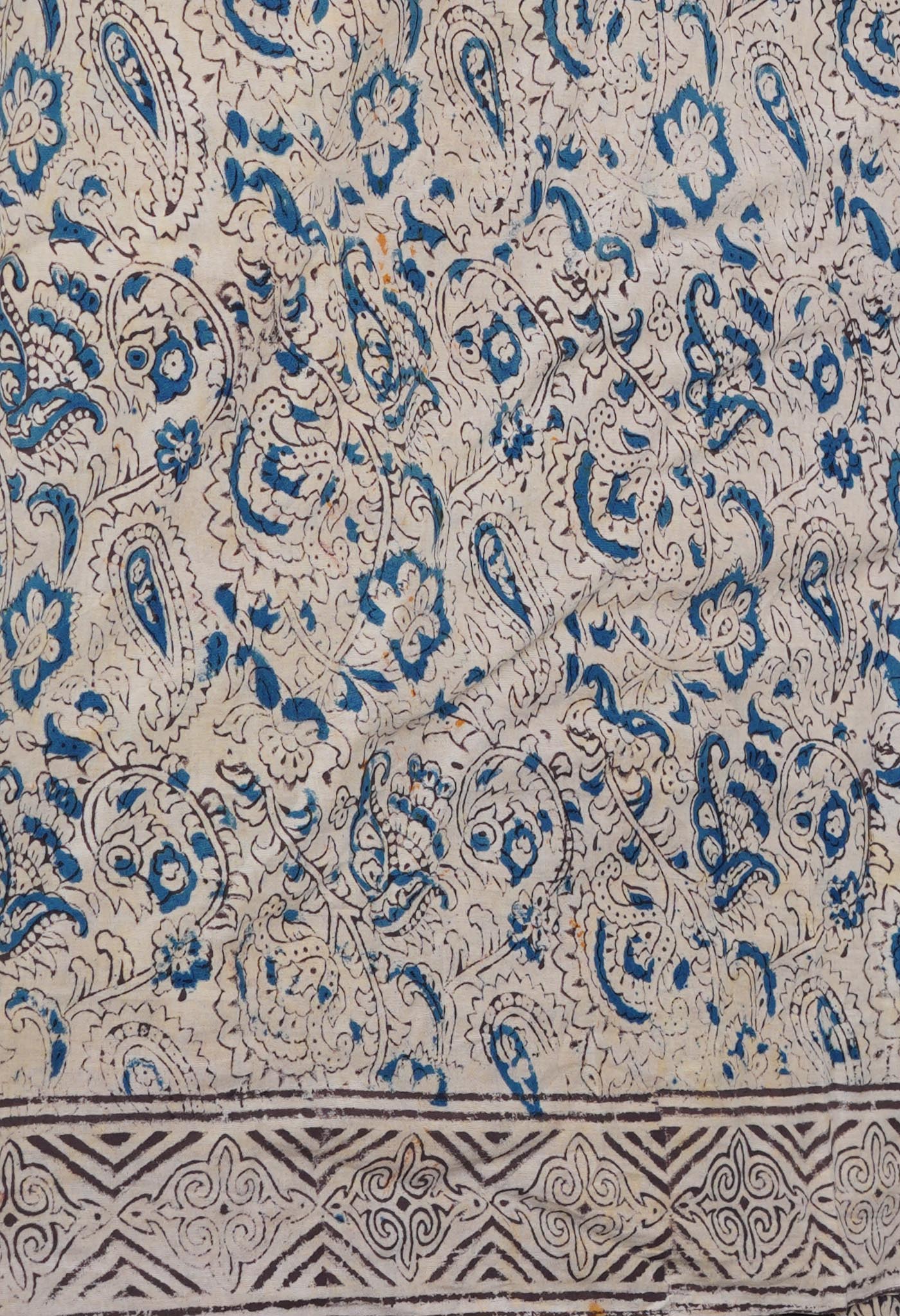 Multi Pure Kalamkari Printed Soft Cotton Saree