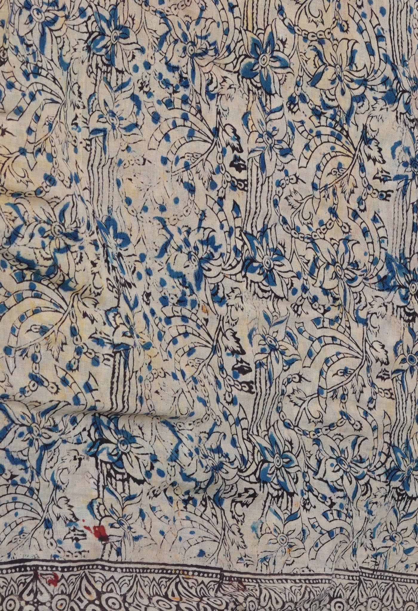 Multi Pure Kalamkari Printed Soft Cotton Saree