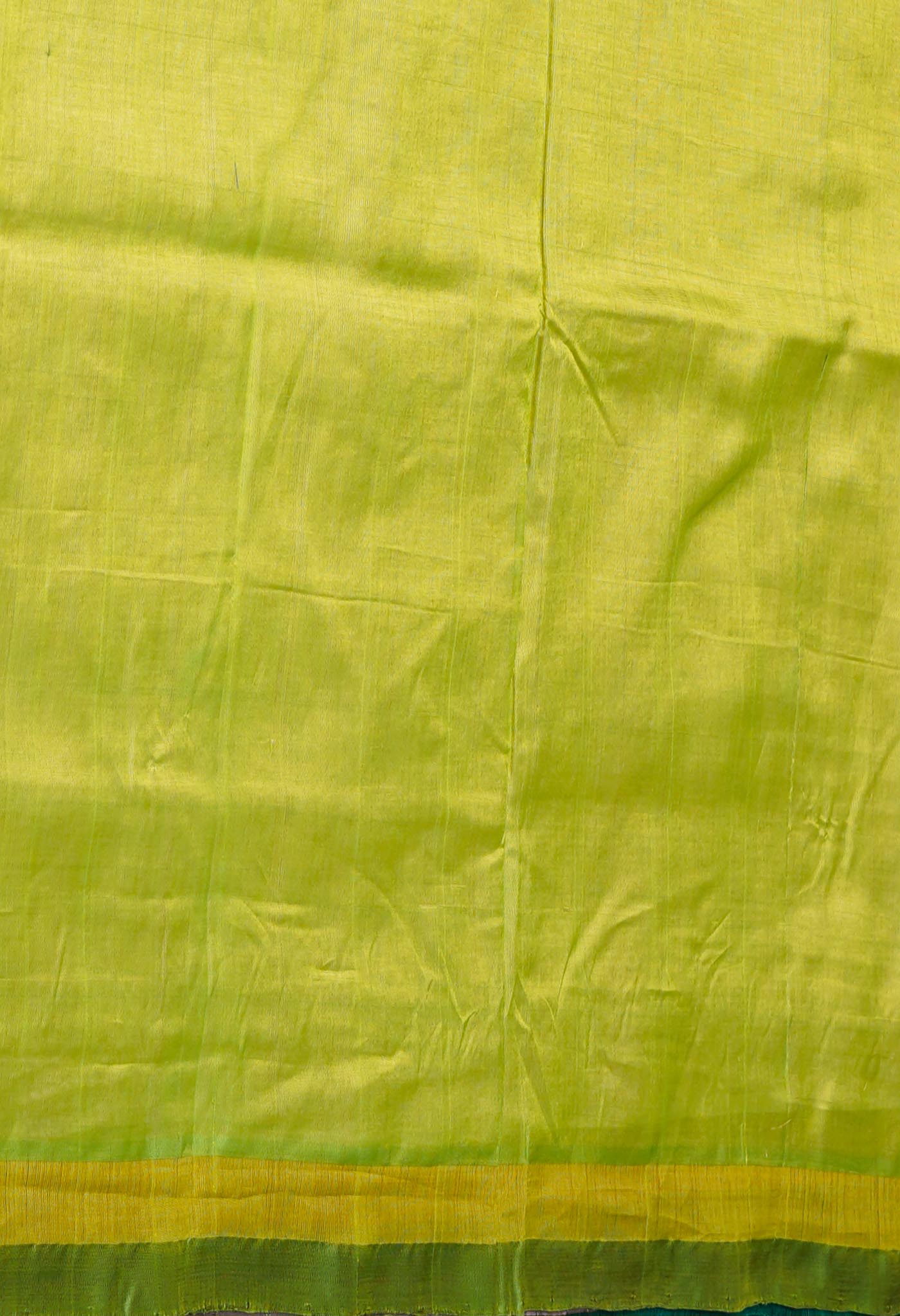 Orange Pure Handloom Assam Sico Saree
