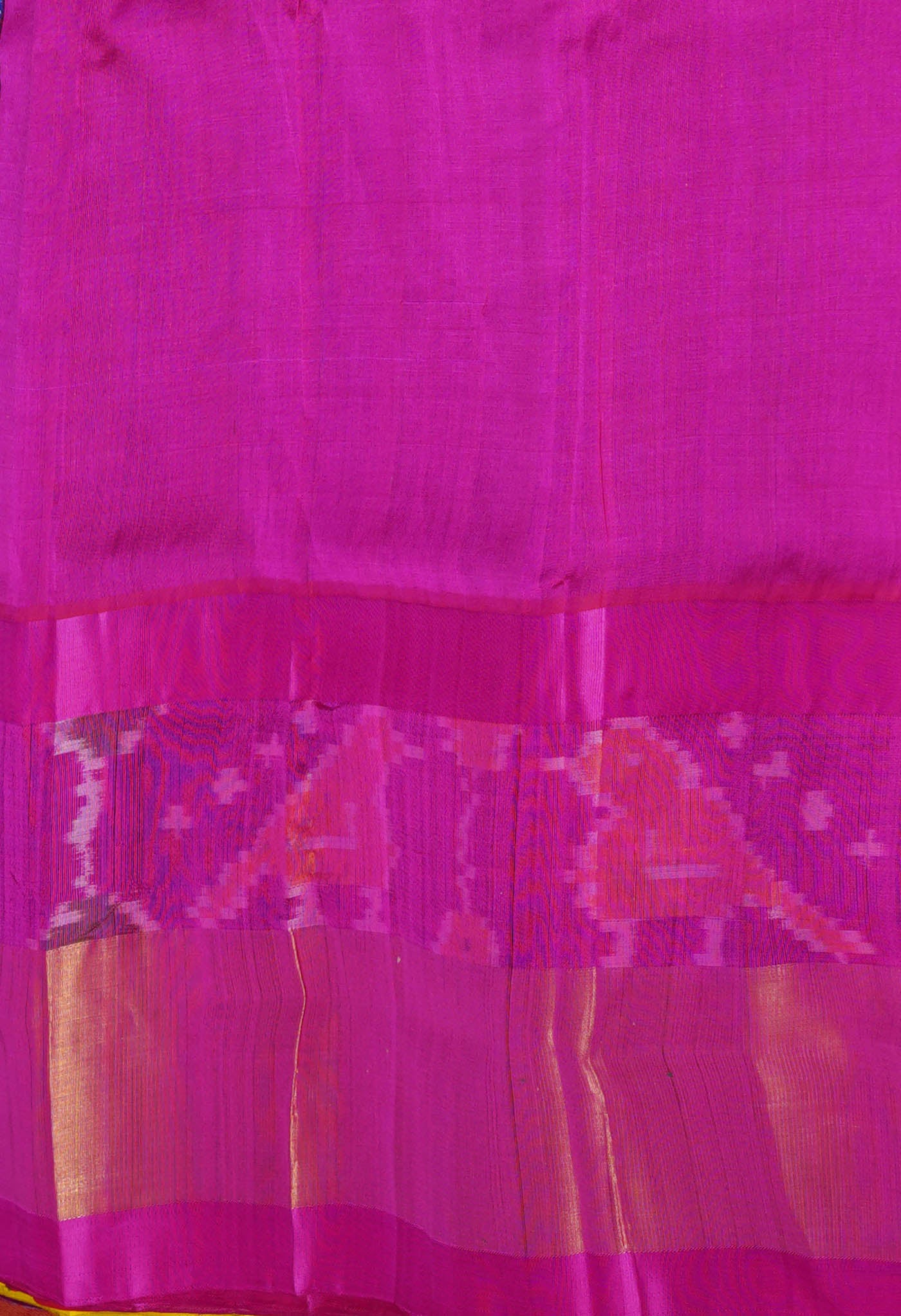 Blue Pure Handloom Assam Sico Saree