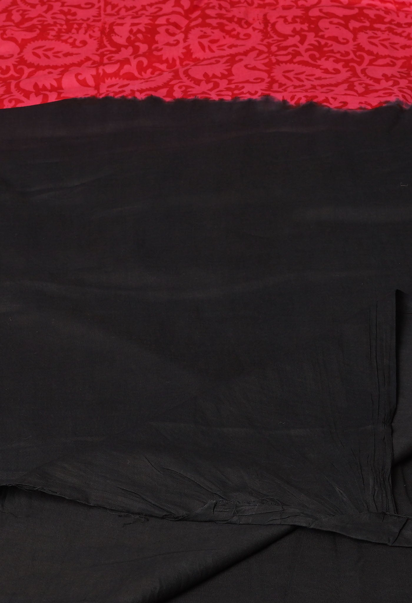 Pink Pure Hand Block Printed Soft Cotton Saree