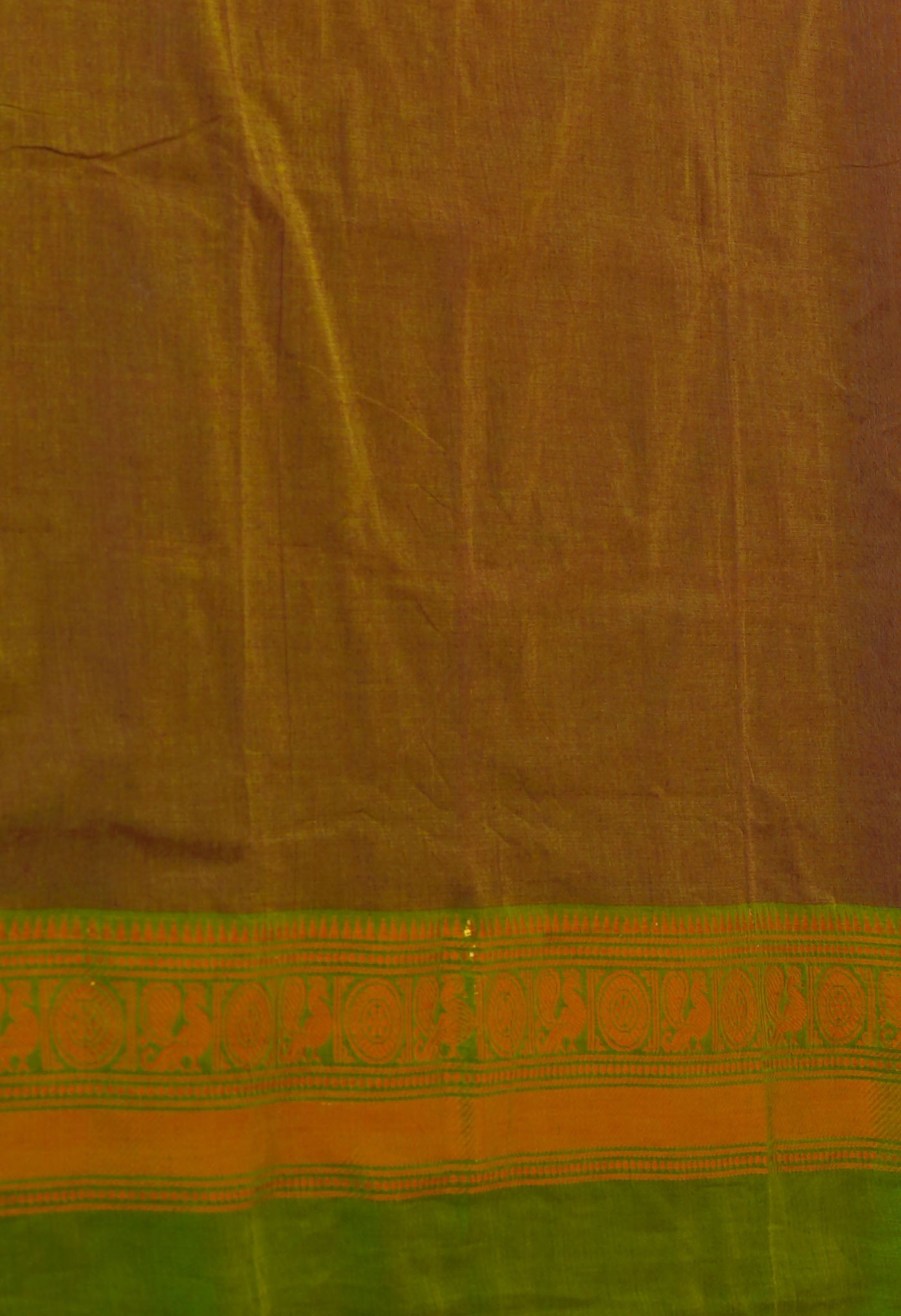 Green Pure Pavani Handcrafted Kanchi Cotton Saree