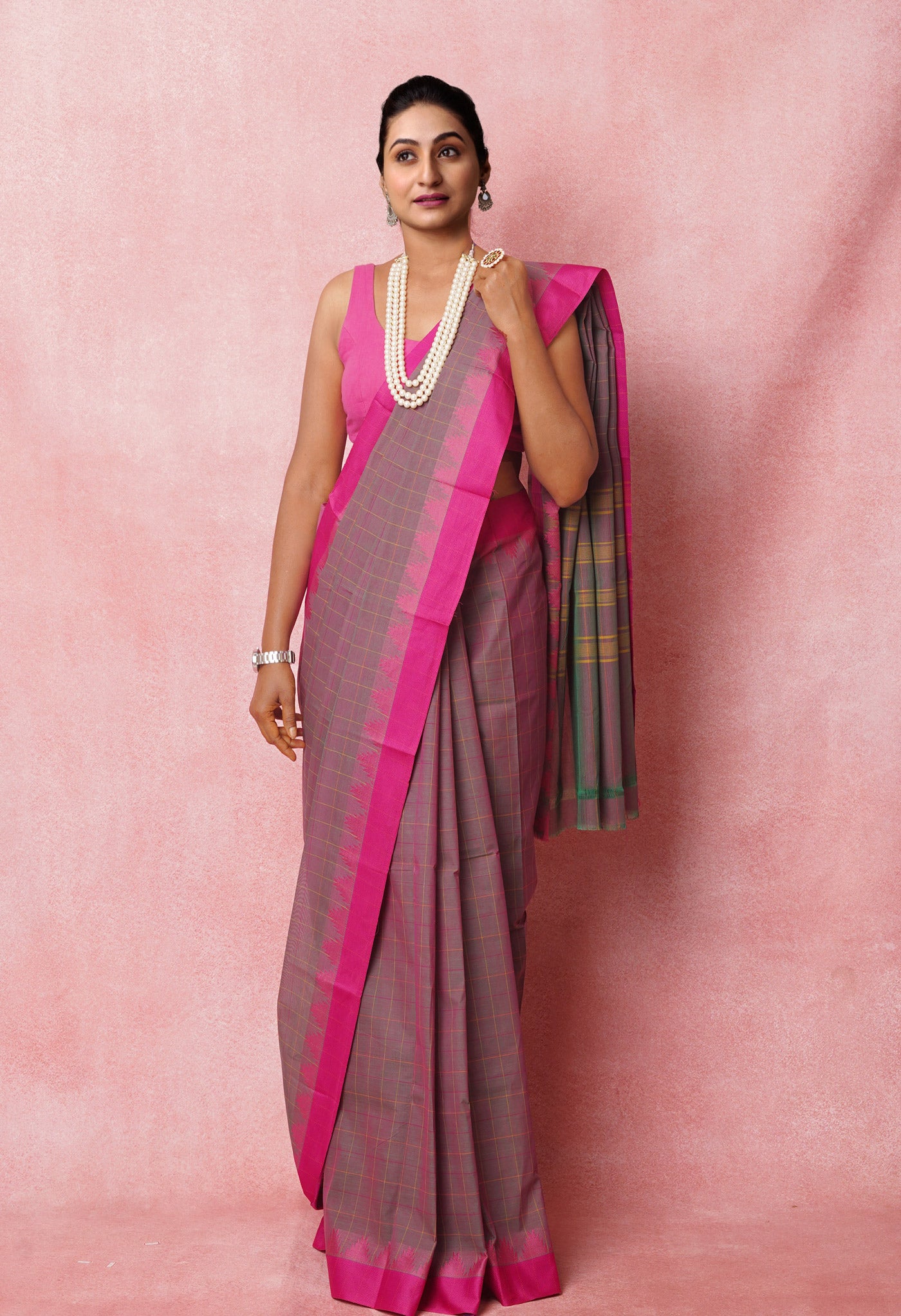 Green Pure Pavani Chettinad Soft Cotton Saree