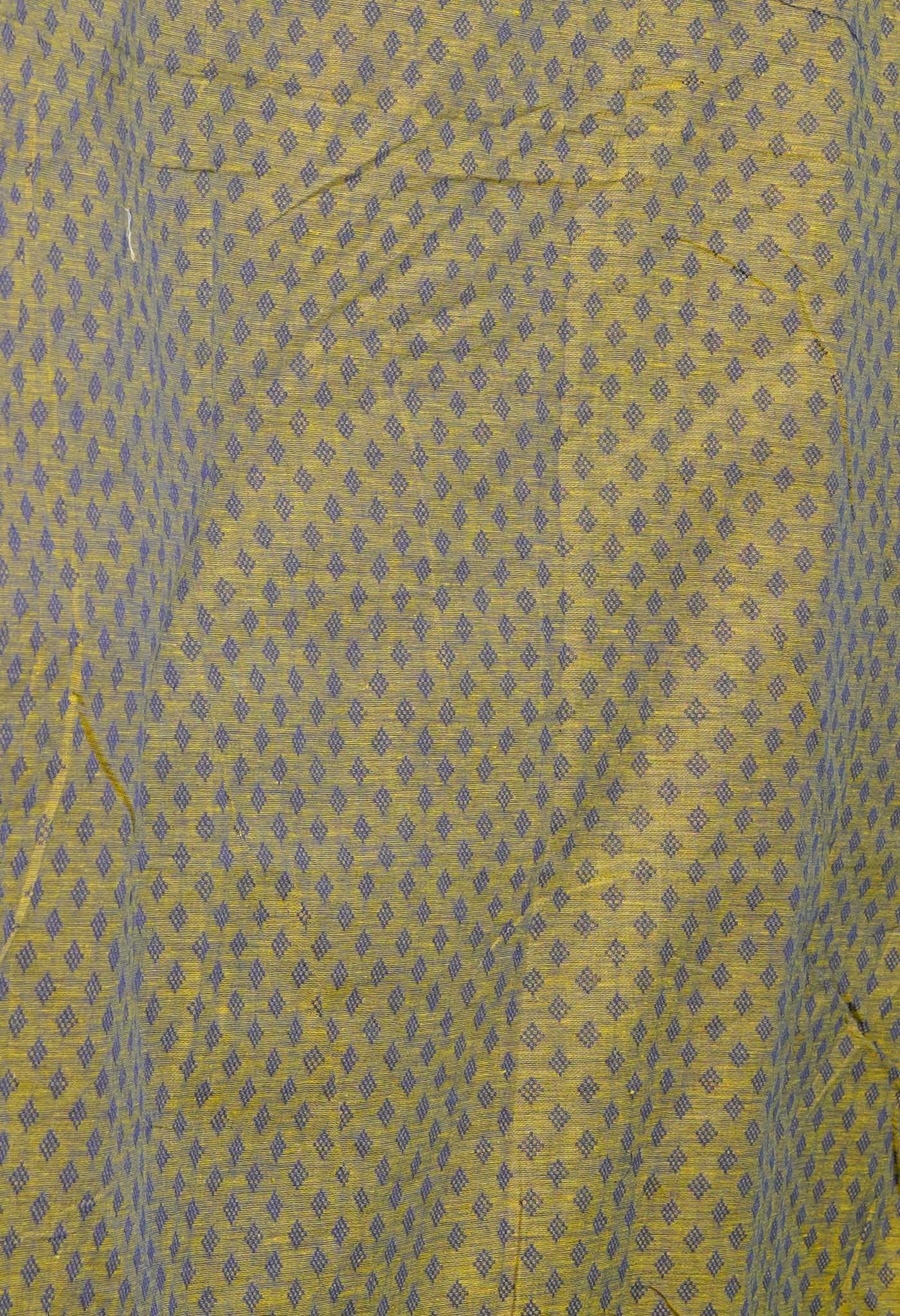 Grey Block Printed Supernet Saree