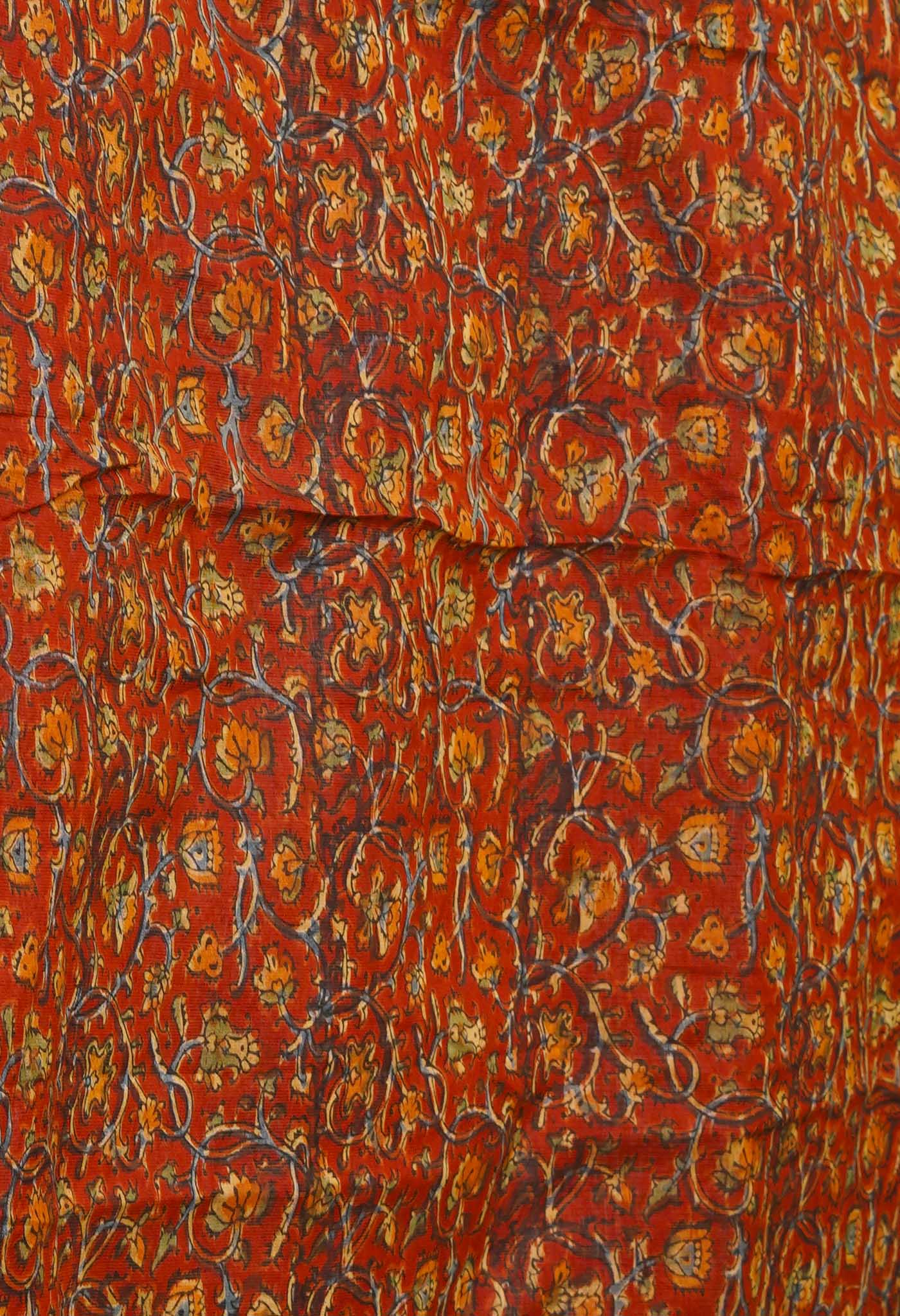 Grey Block Printed Supernet Saree