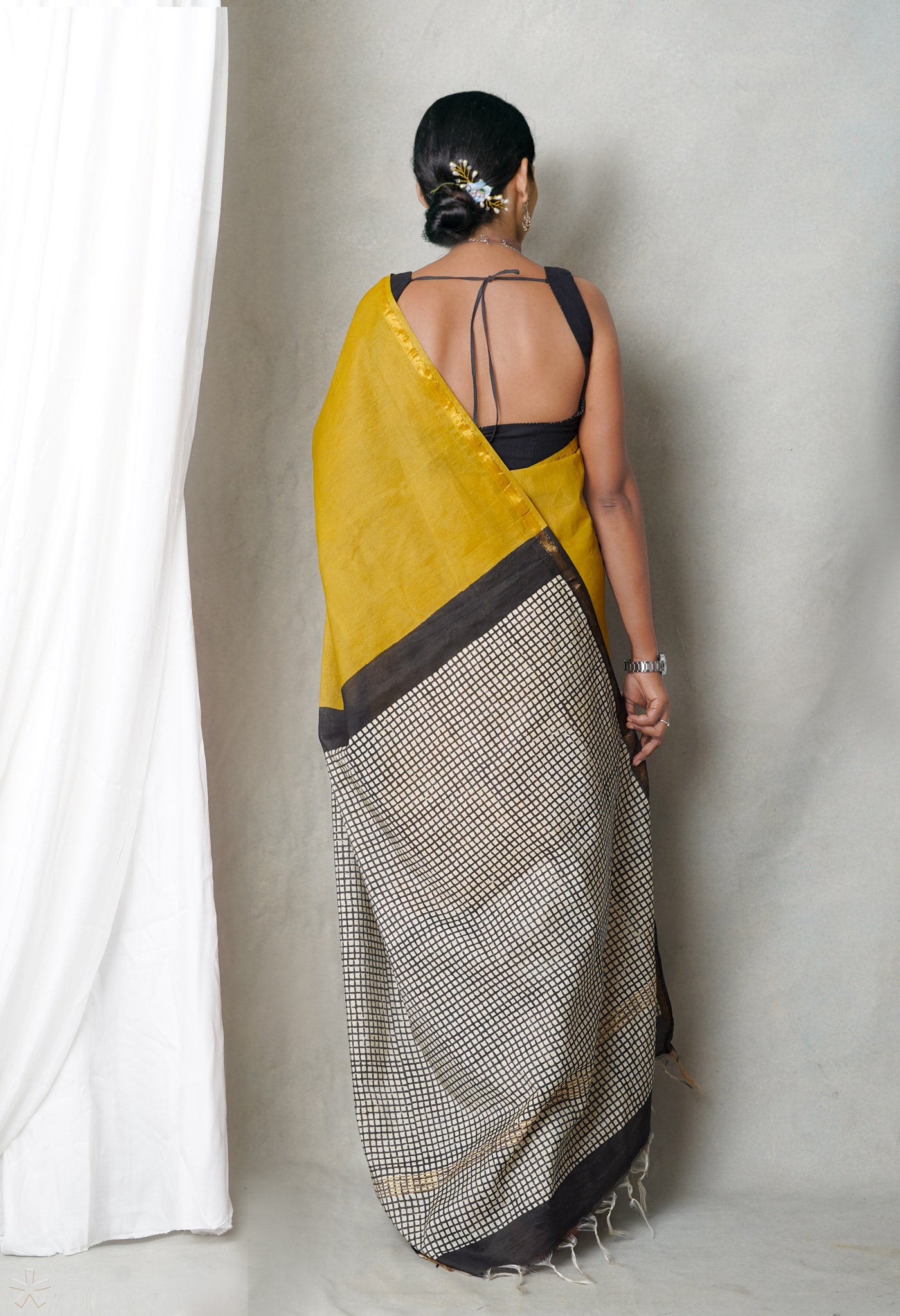 Green Bagh Printed Pashmina Sico Saree
