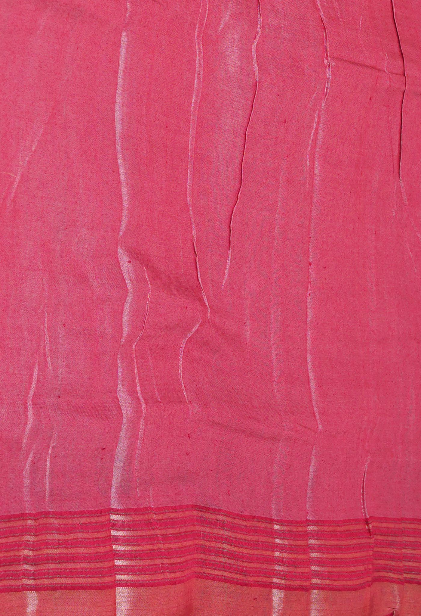 Green Pure Handloom Printed Vidarbha Tussar Silk Saree-UNM77421