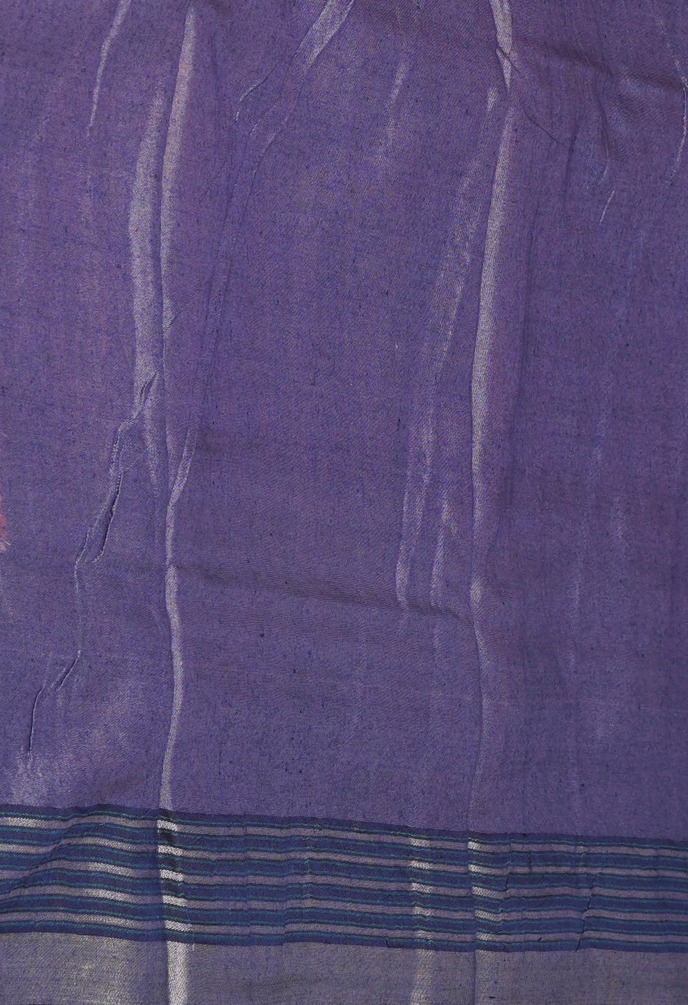 Red Pure Handloom Printed Vidarbha Tussar Silk Saree