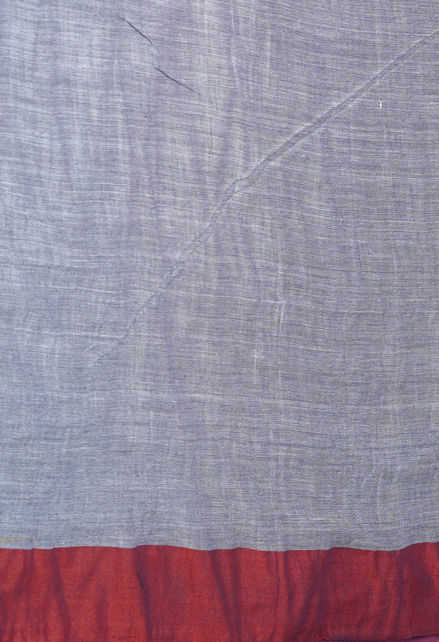 Grey Pure  Pochampally  Linen Saree