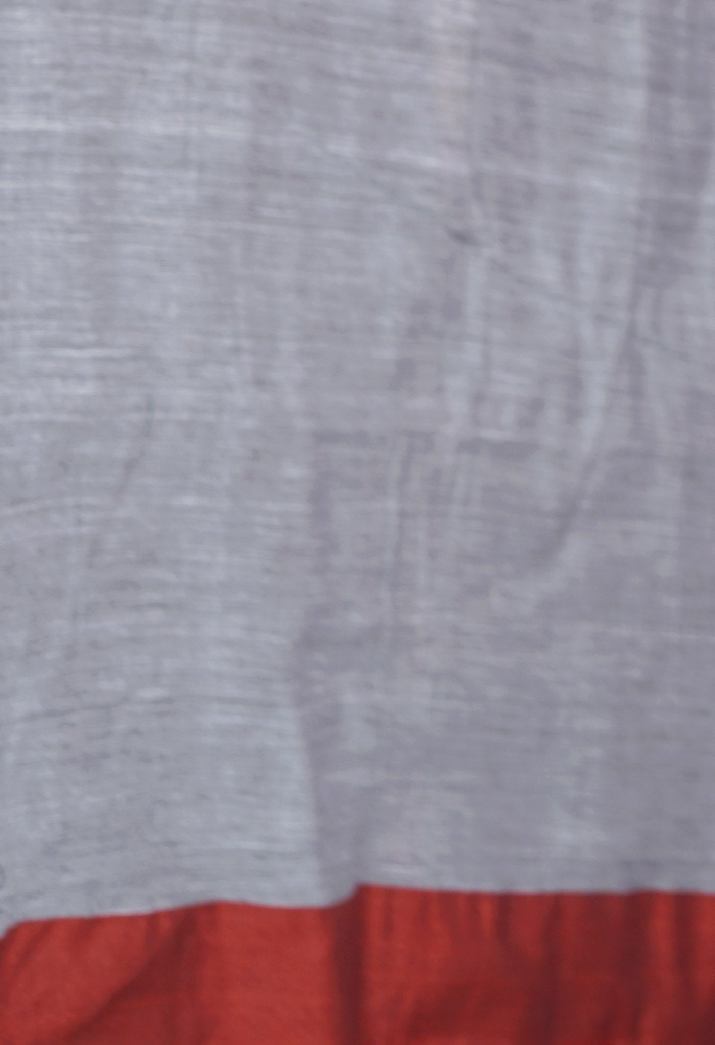 Grey Pure  Pochampally  Linen Saree