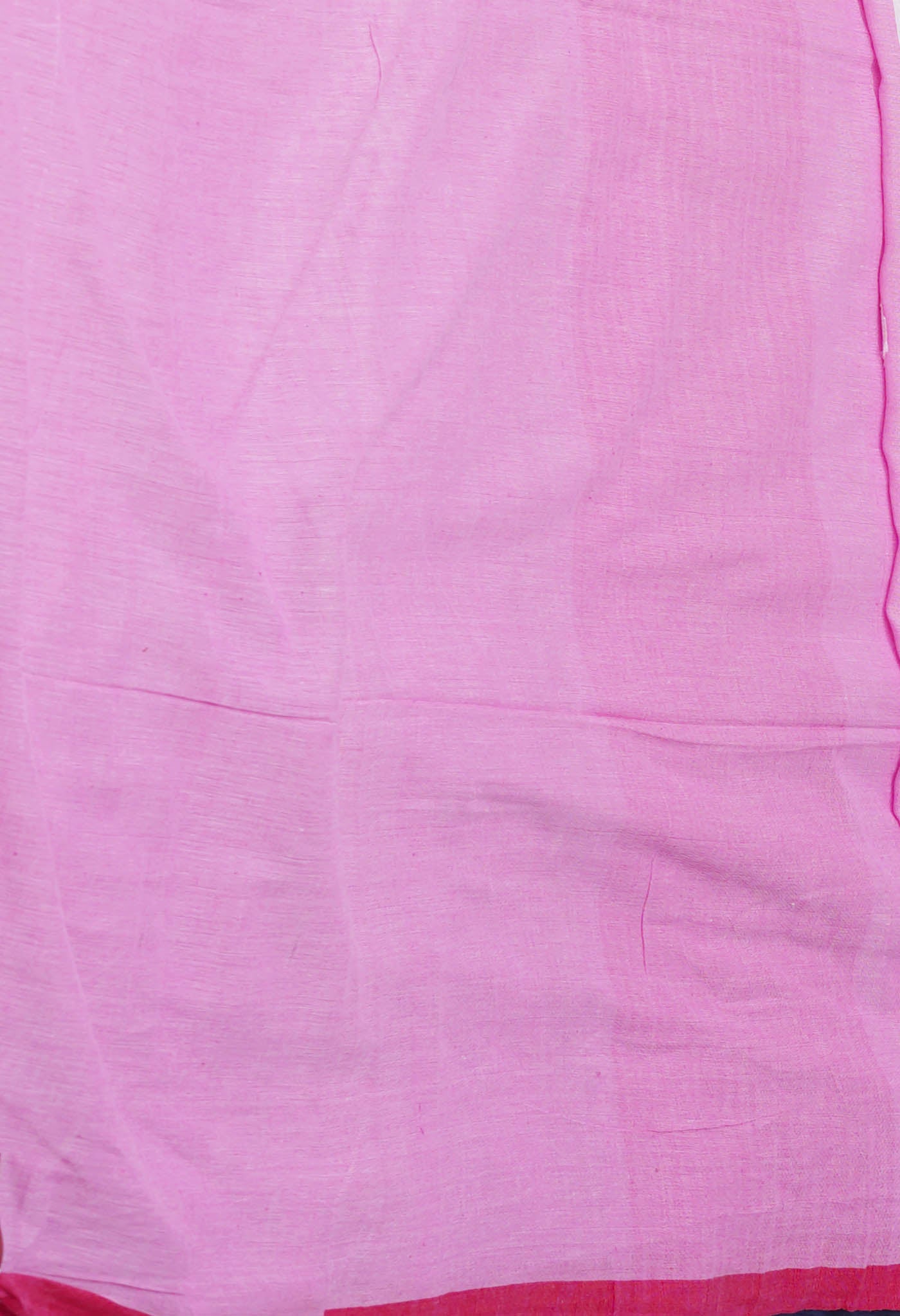 Pink Pure  Superfine Cotton Linen Saree