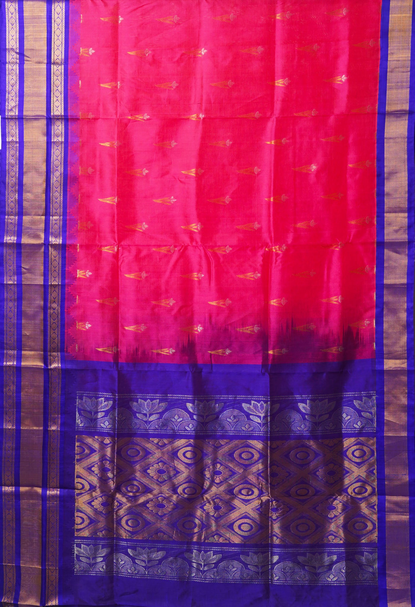 Pink Pure Handloom Assam Silk Saree